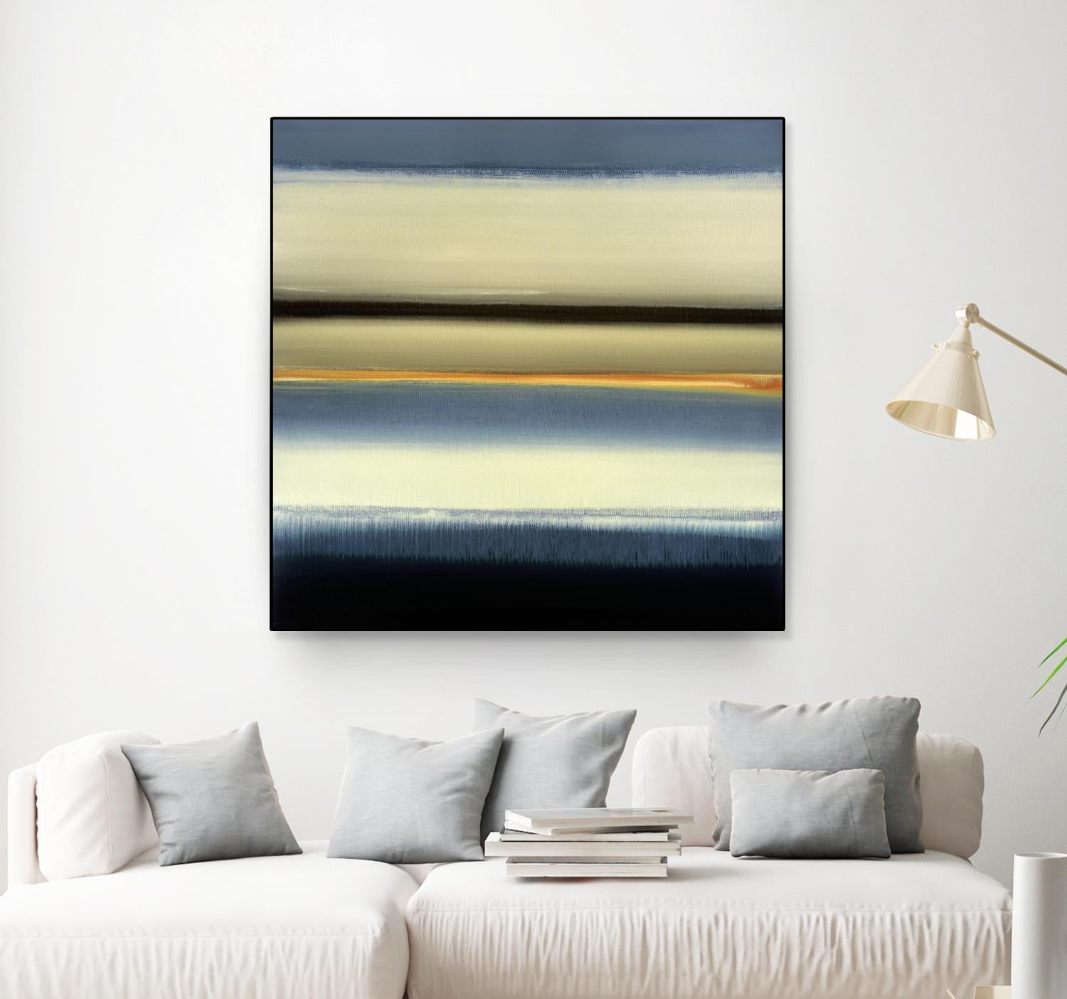 Remembering When by Lisa Ridgers on GIANT ART - beige abstract