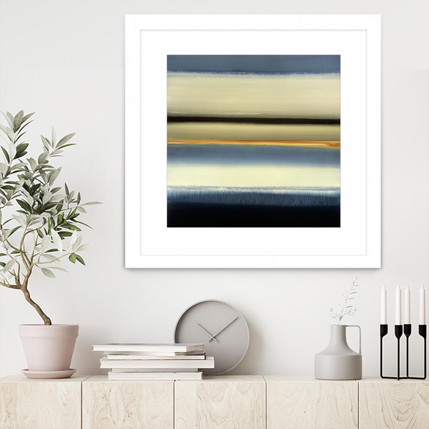 Remembering When by Lisa Ridgers on GIANT ART - beige abstract