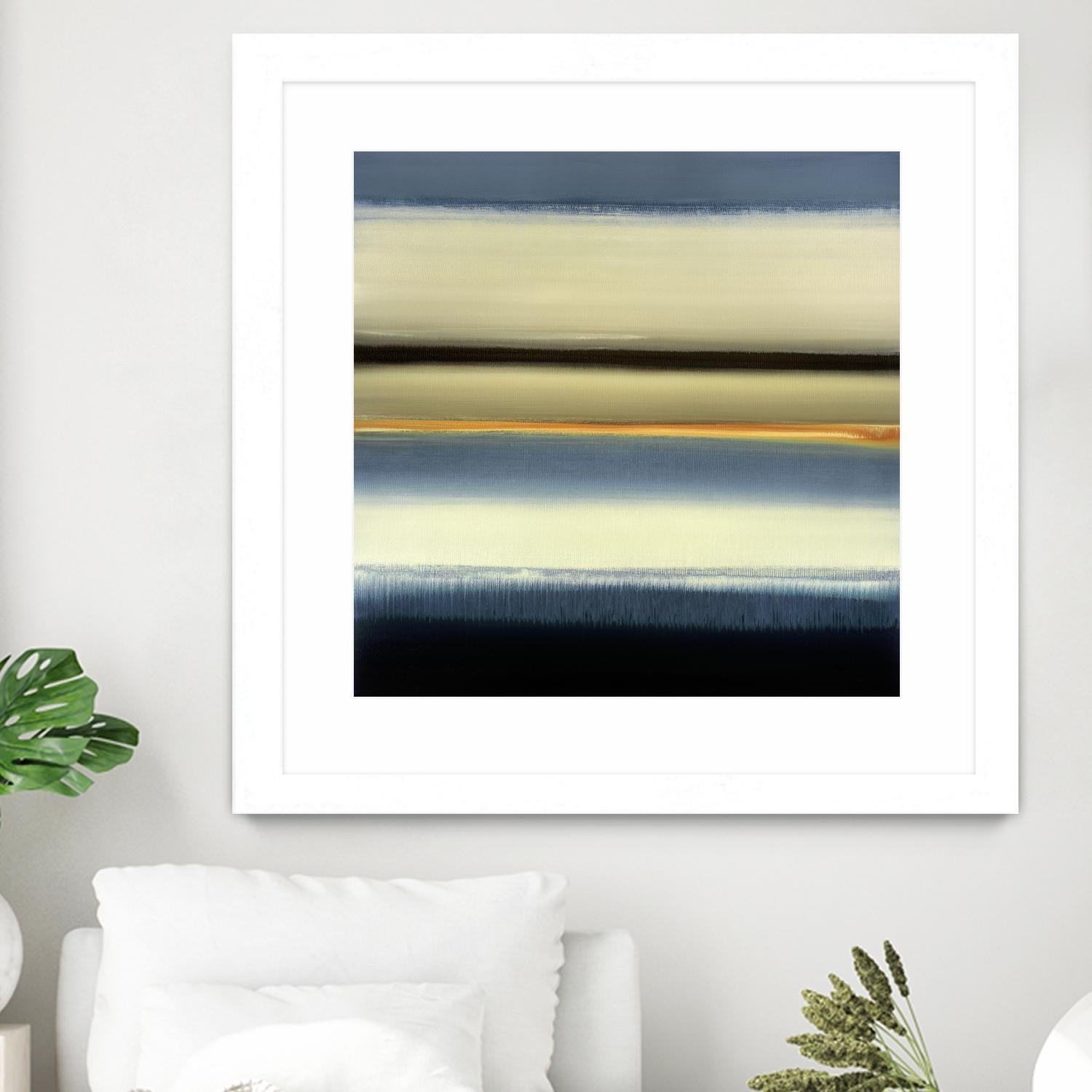 Remembering When by Lisa Ridgers on GIANT ART - beige abstract