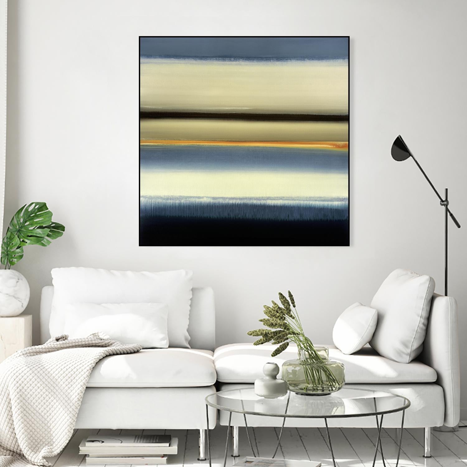 Remembering When by Lisa Ridgers on GIANT ART - beige abstract