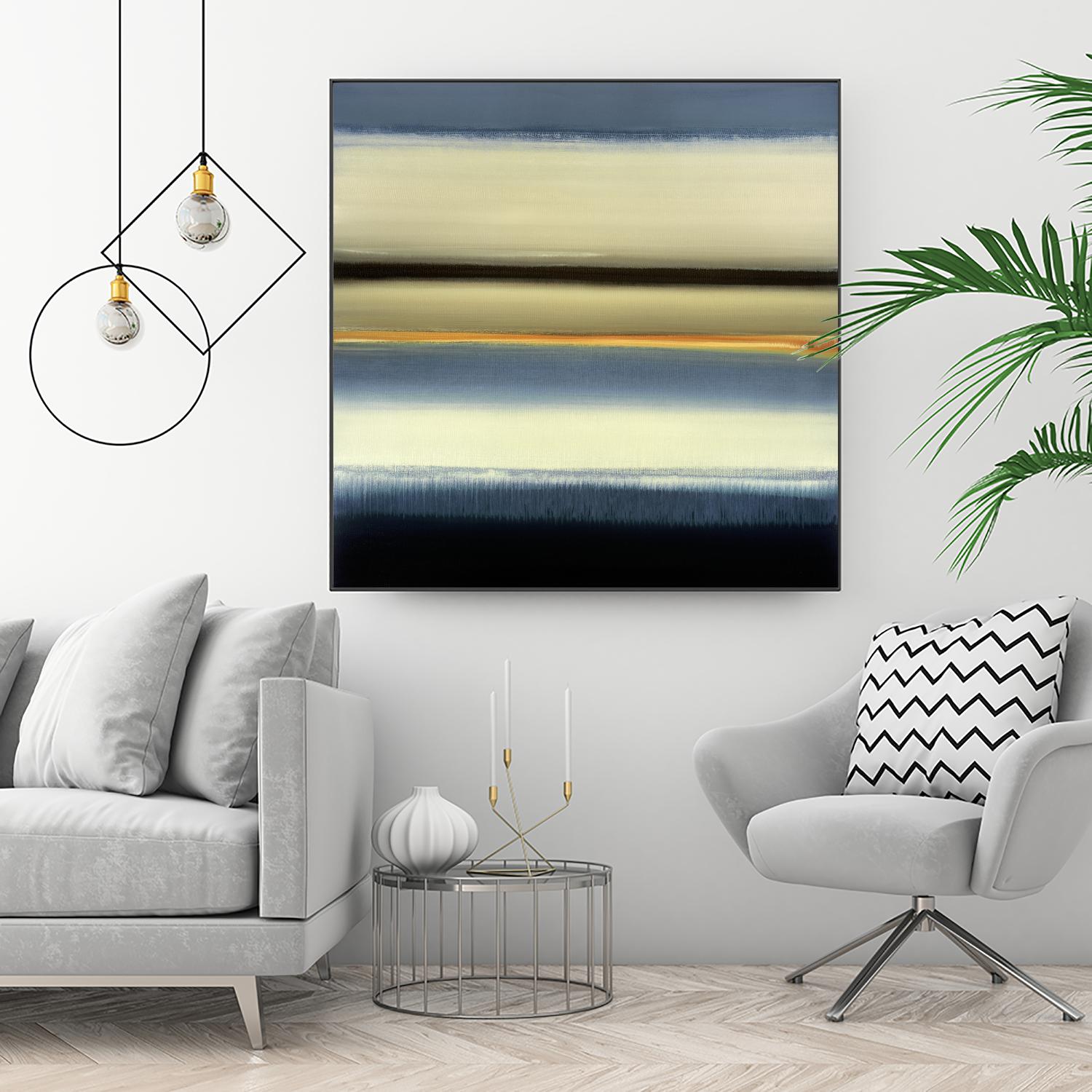 Remembering When by Lisa Ridgers on GIANT ART - beige abstract