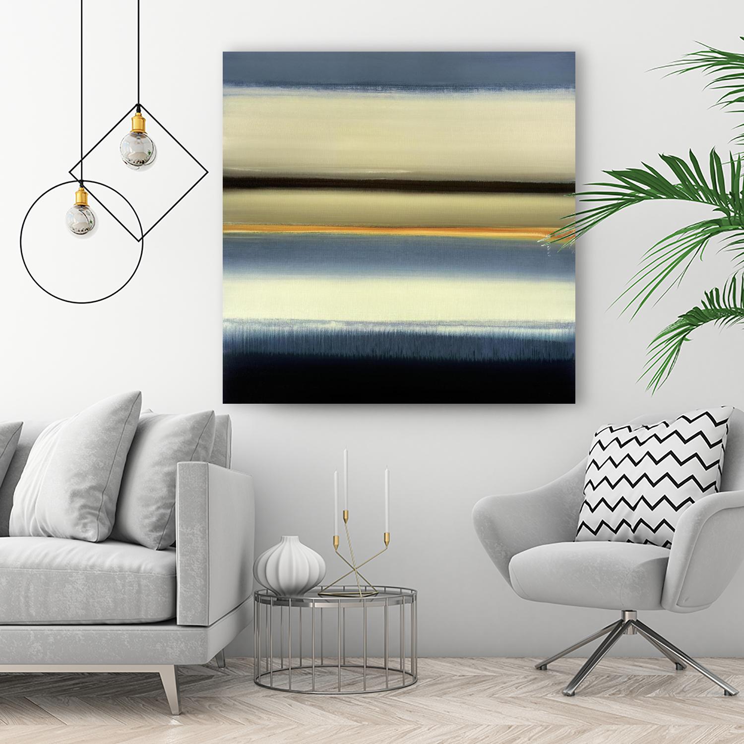 Remembering When by Lisa Ridgers on GIANT ART - beige abstract