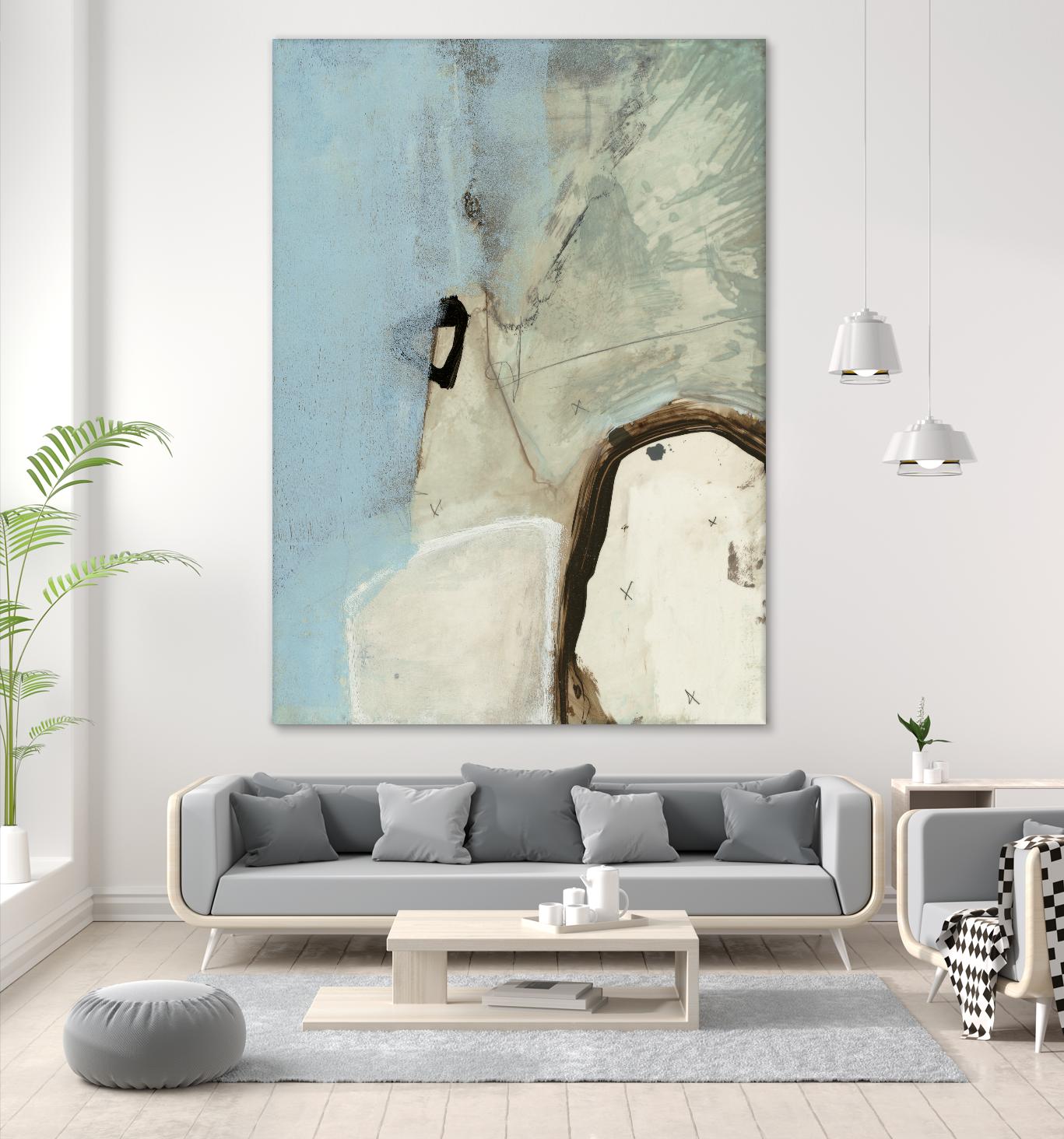 Abstracted Series VIII by Lisa Ridgers on GIANT ART - beige abstract