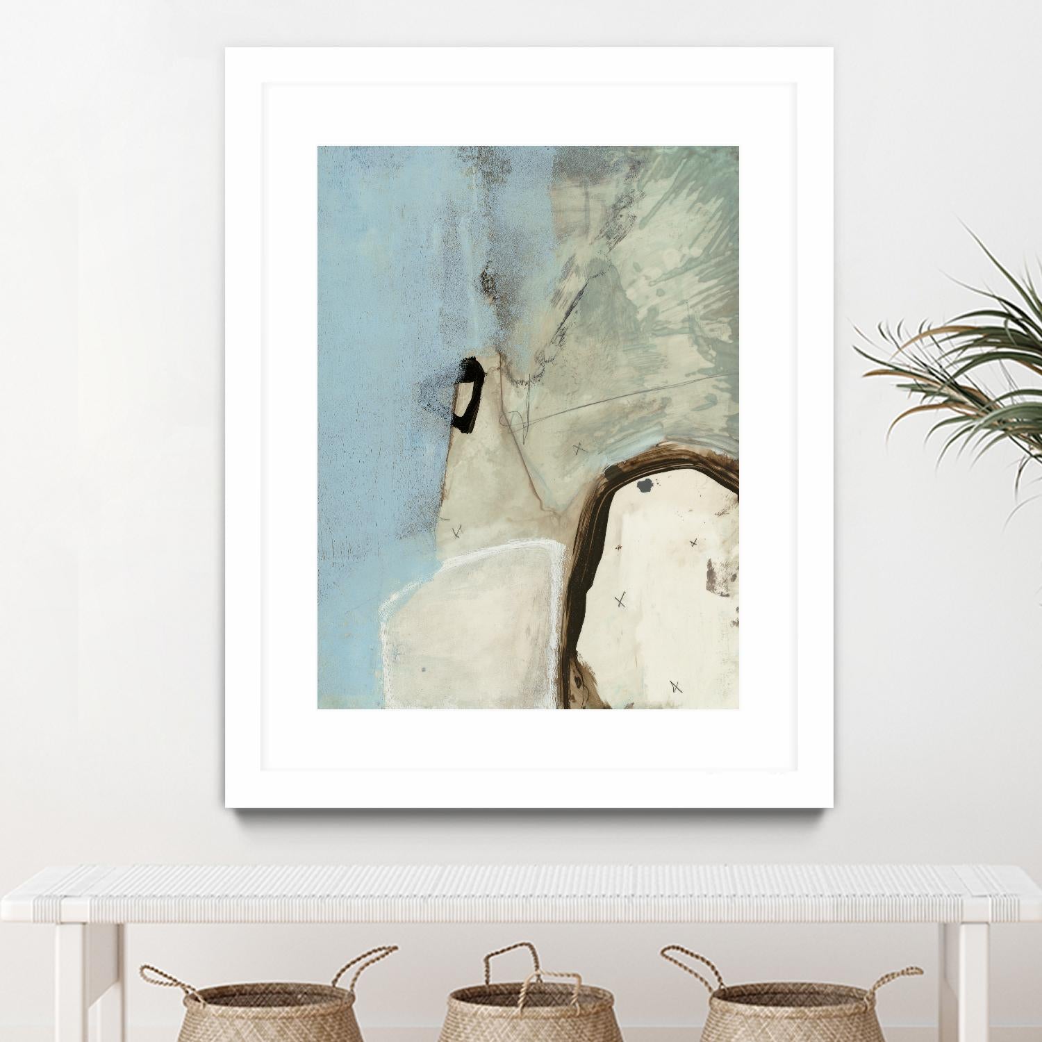 Abstracted Series VIII by Lisa Ridgers on GIANT ART - beige abstract