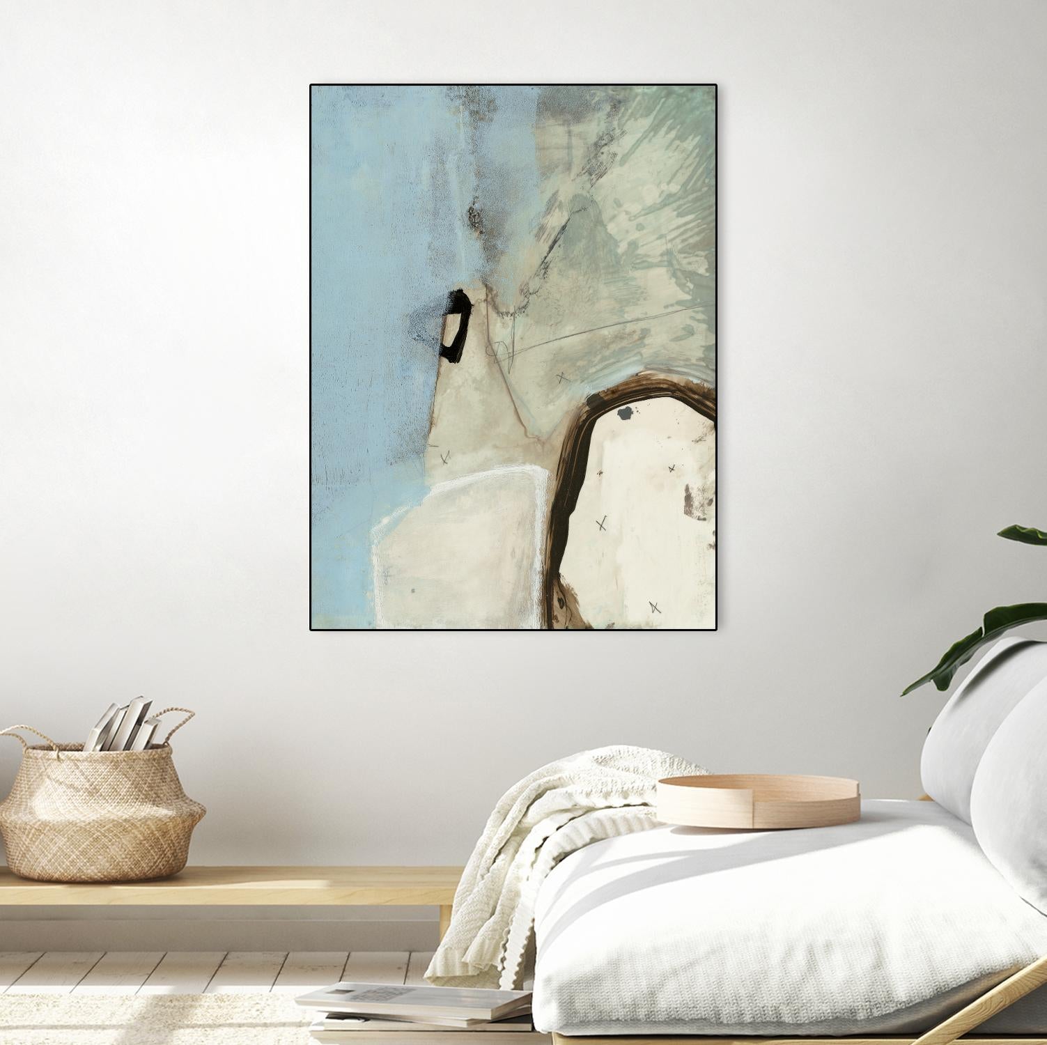 Abstracted Series VIII by Lisa Ridgers on GIANT ART - beige abstract