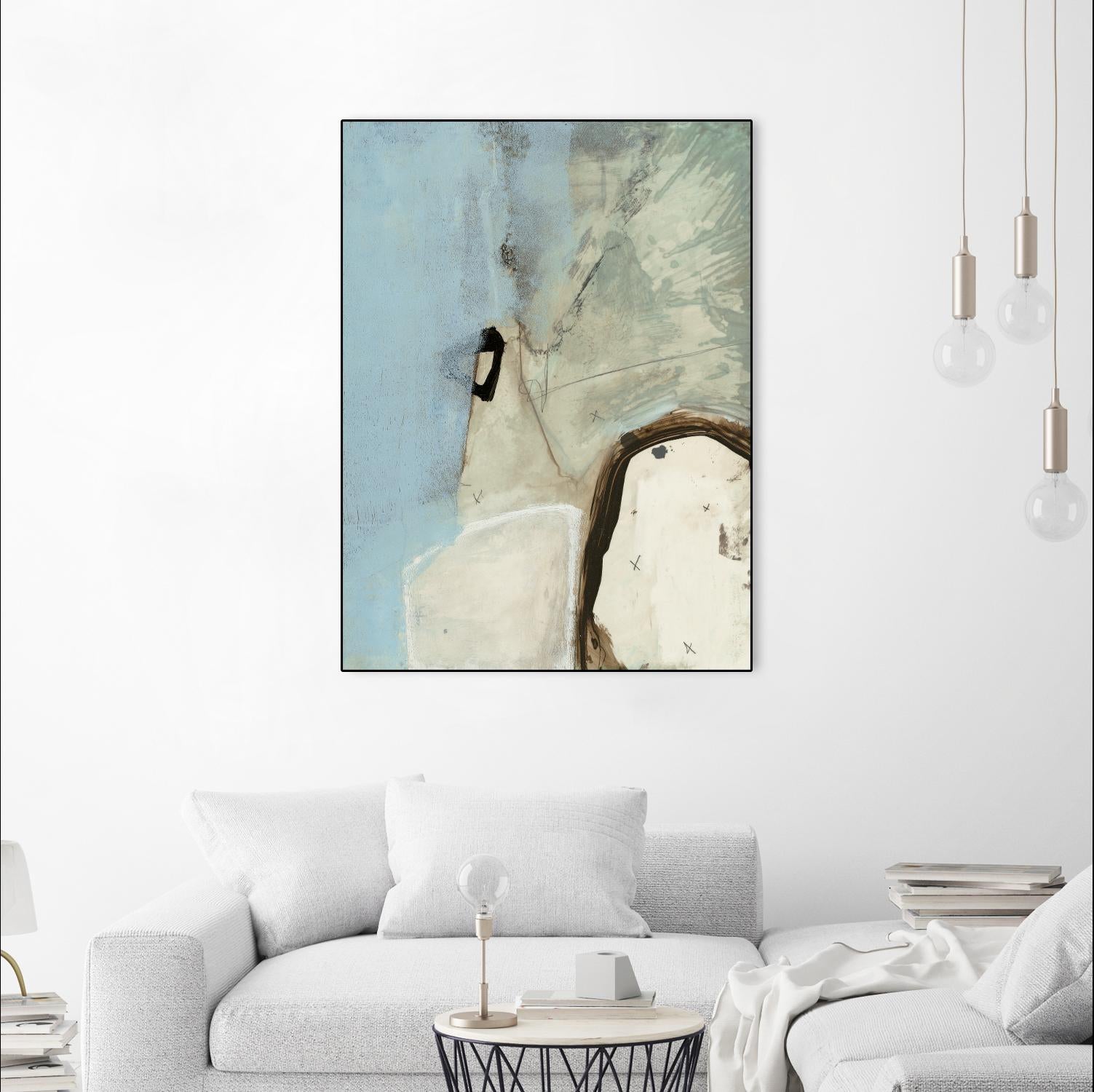 Abstracted Series VIII by Lisa Ridgers on GIANT ART - beige abstract