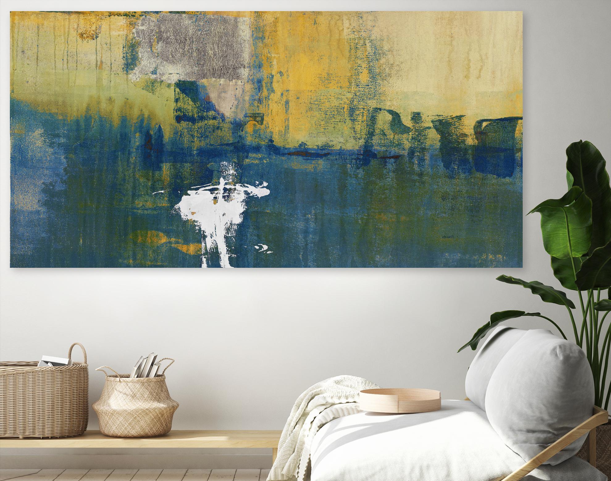 Echo II by Sarah Stockstill on GIANT ART - blue abstract