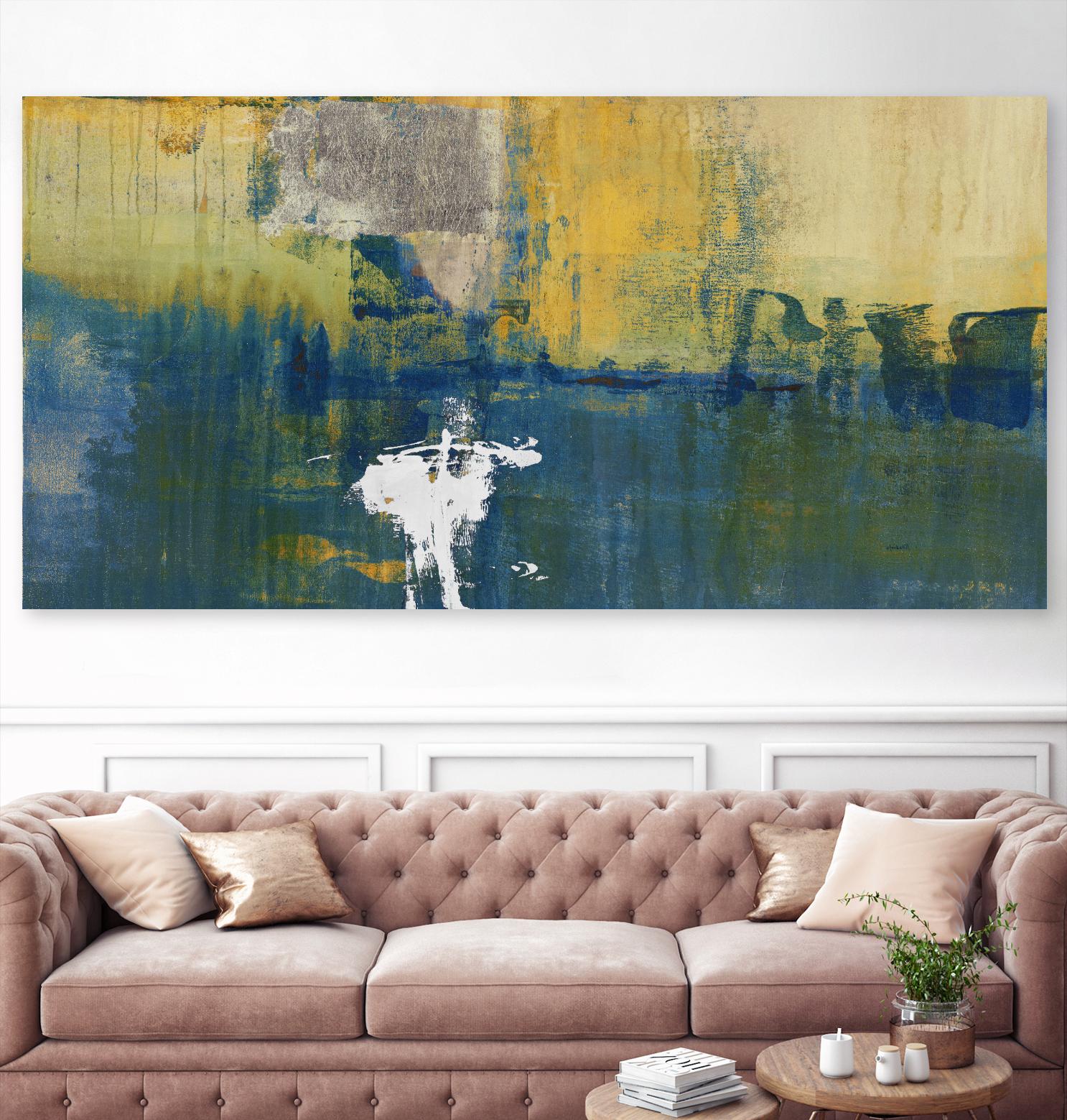 Echo II by Sarah Stockstill on GIANT ART - blue abstract