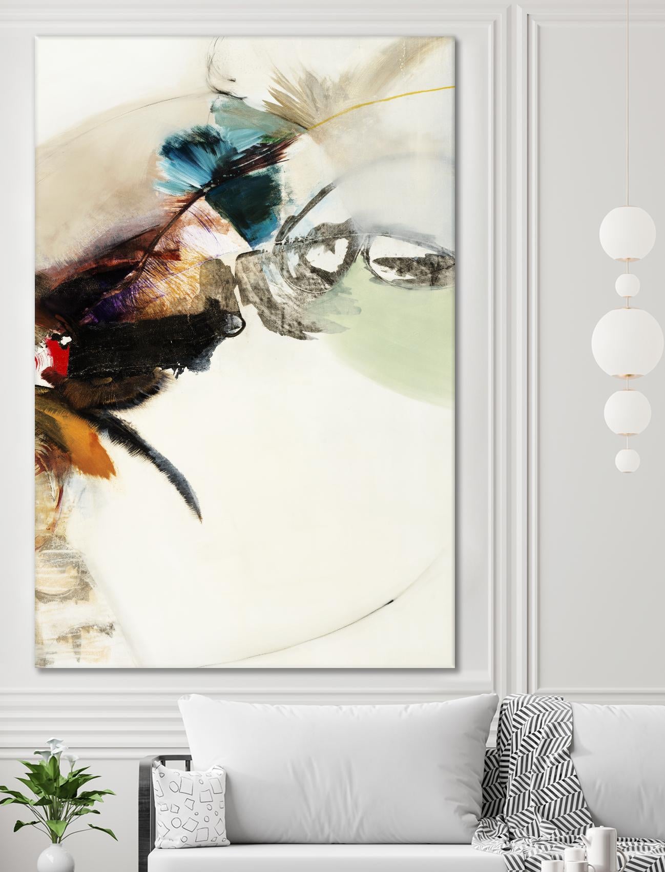 Bowery II by Sarah Stockstill on GIANT ART - black abstract