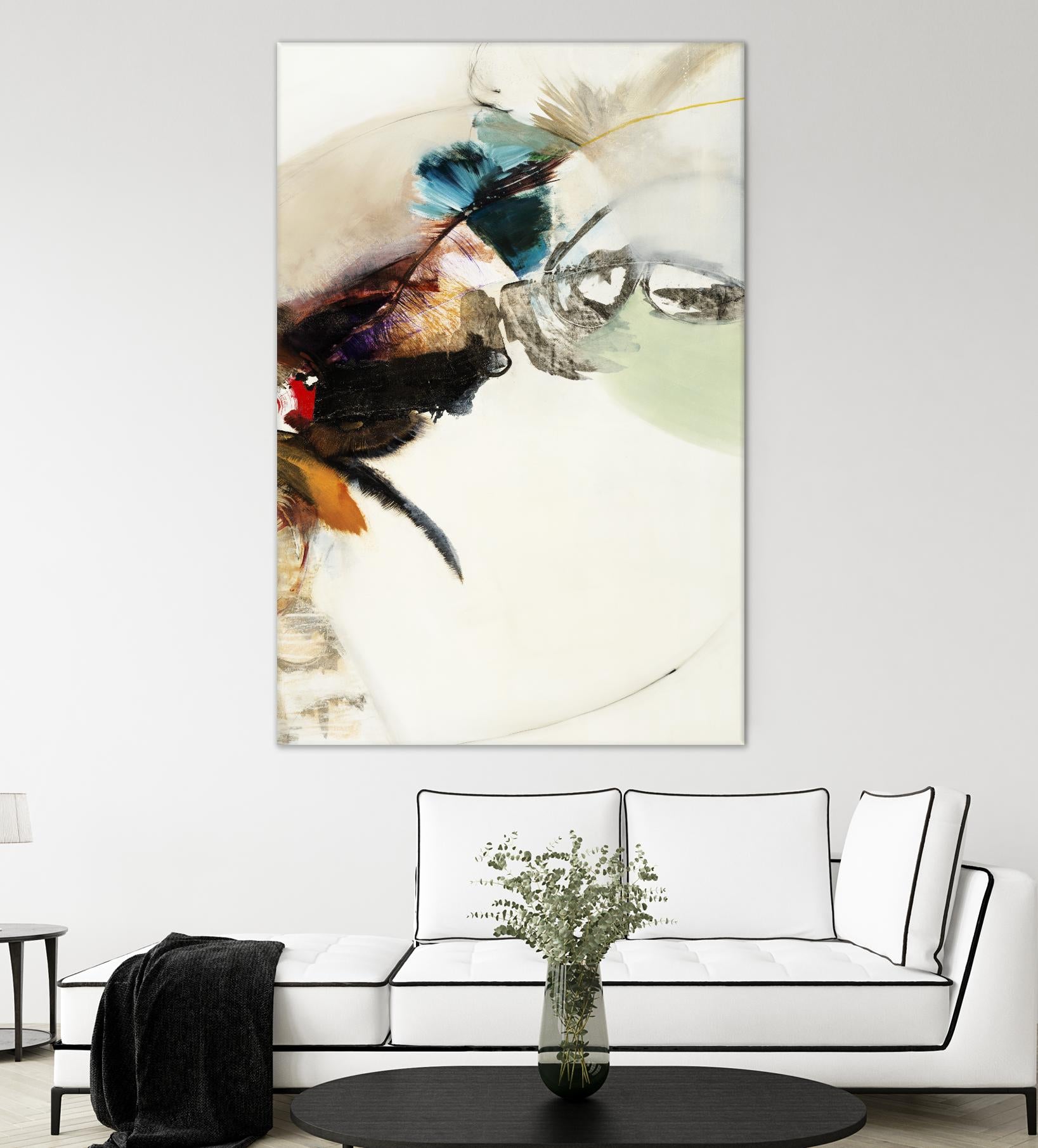 Bowery II by Sarah Stockstill on GIANT ART - black abstract