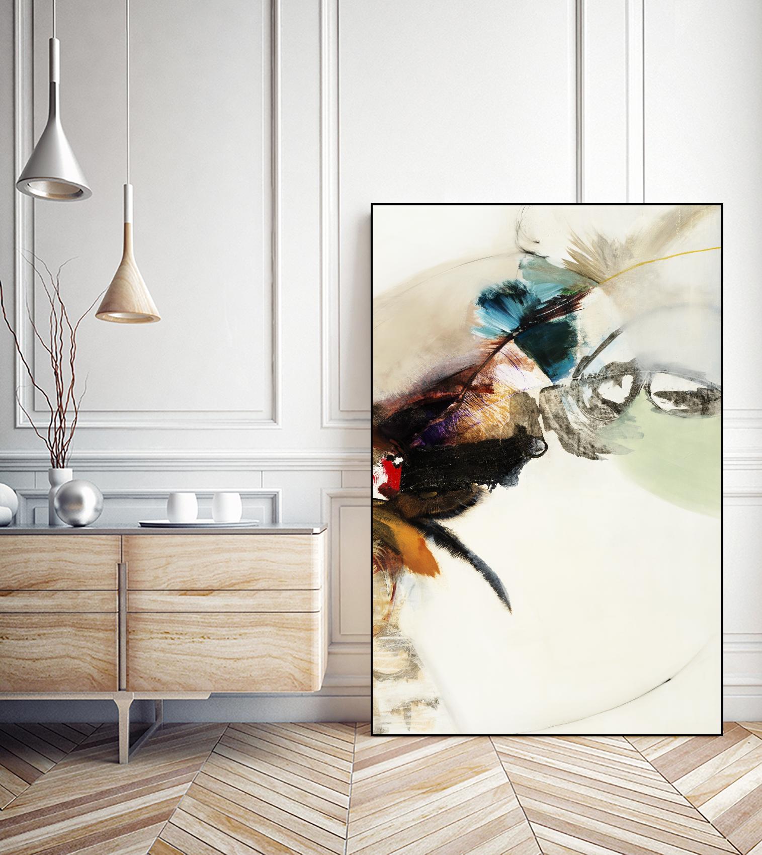 Bowery II by Sarah Stockstill on GIANT ART - black abstract