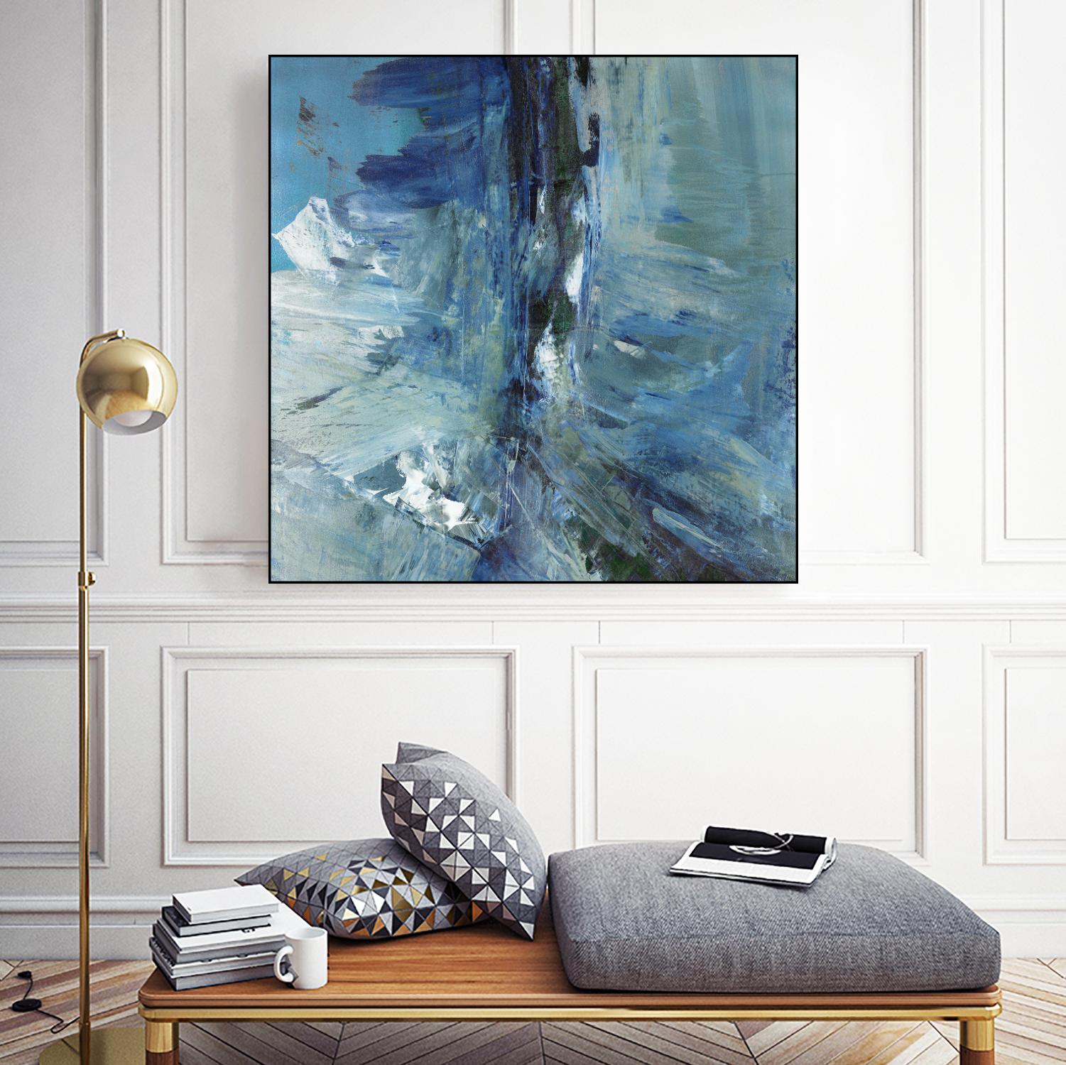 Glimpse by Sarah Stockstill on GIANT ART - black abstract