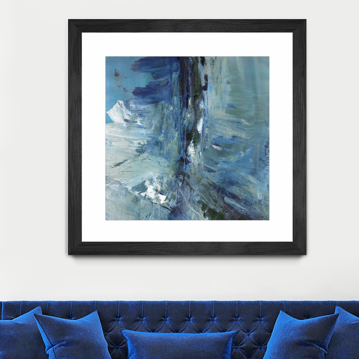 Glimpse by Sarah Stockstill on GIANT ART - black abstract