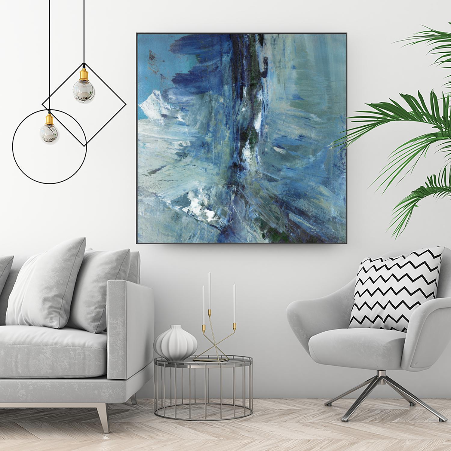 Glimpse by Sarah Stockstill on GIANT ART - black abstract