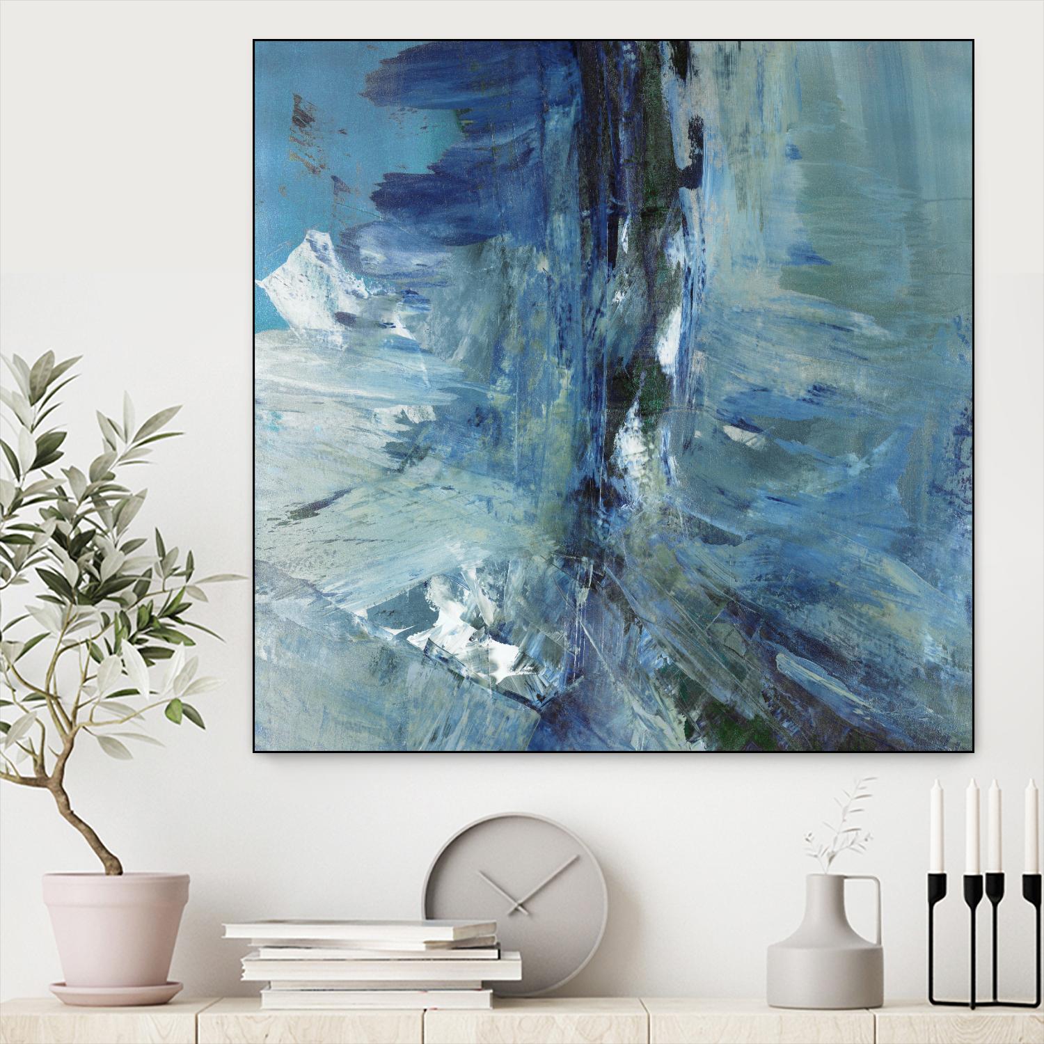 Glimpse by Sarah Stockstill on GIANT ART - black abstract