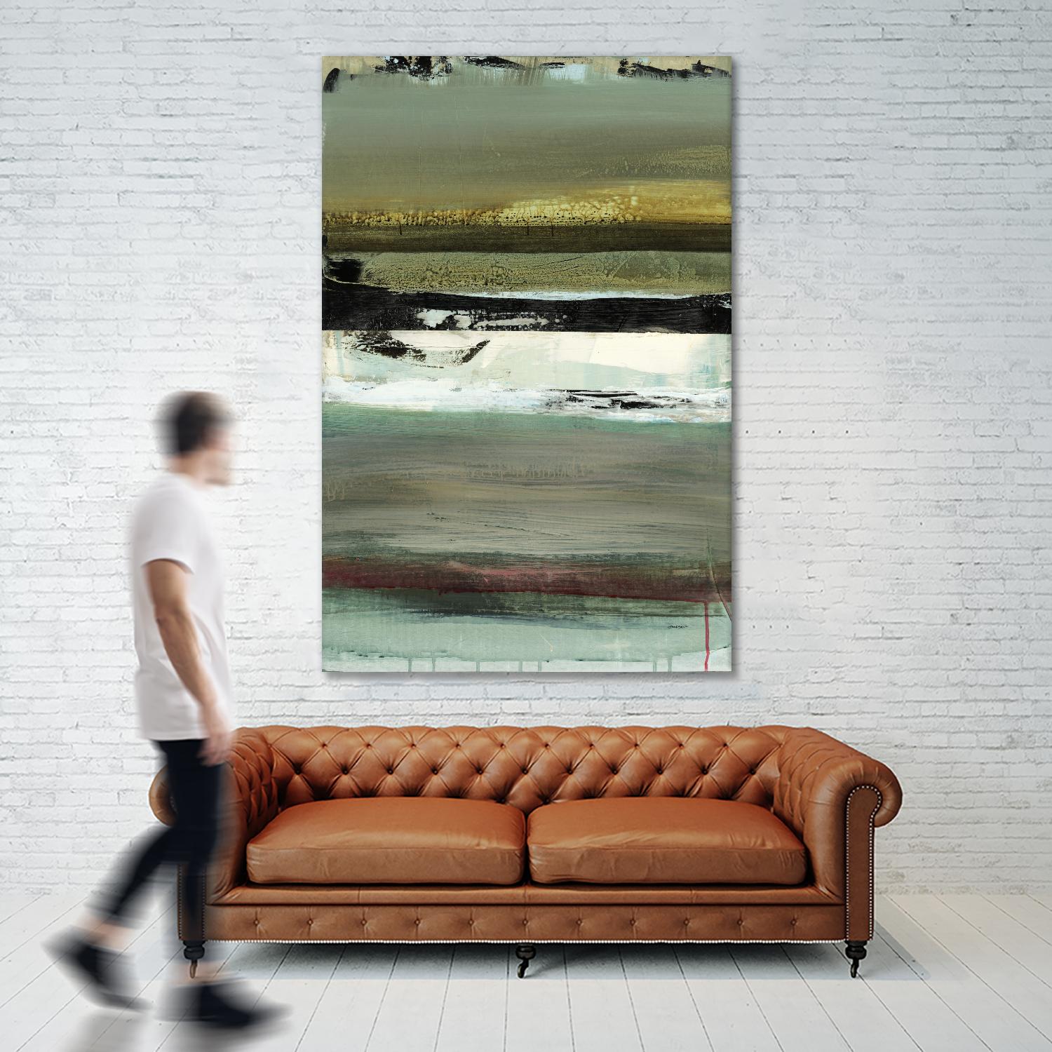 Air Vista I by Sarah Stockstill on GIANT ART - yellow abstract