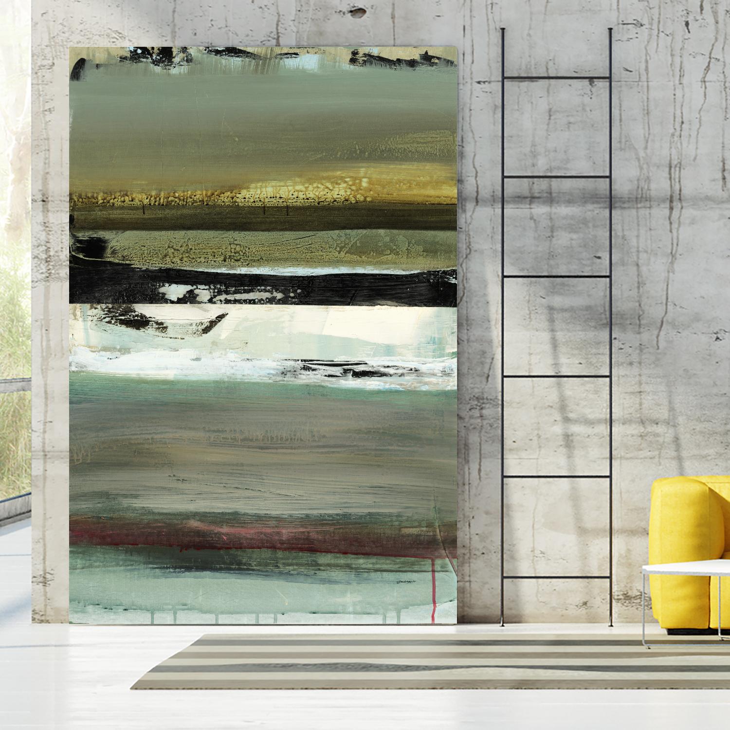 Air Vista I by Sarah Stockstill on GIANT ART - yellow abstract