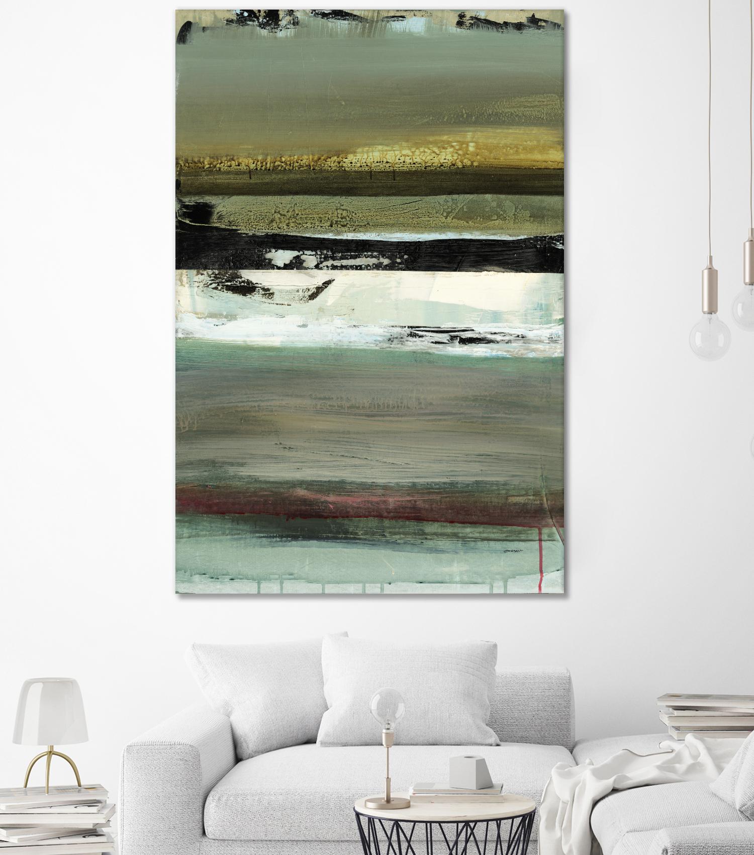 Air Vista I by Sarah Stockstill on GIANT ART - yellow abstract