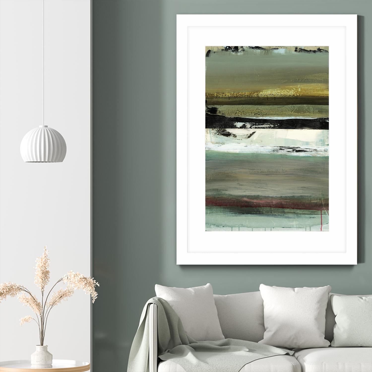 Air Vista I by Sarah Stockstill on GIANT ART - yellow abstract