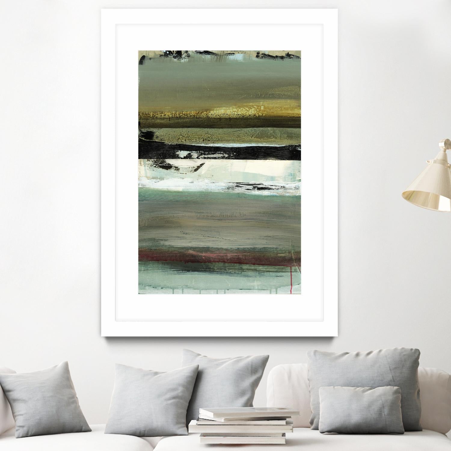 Air Vista I by Sarah Stockstill on GIANT ART - yellow abstract