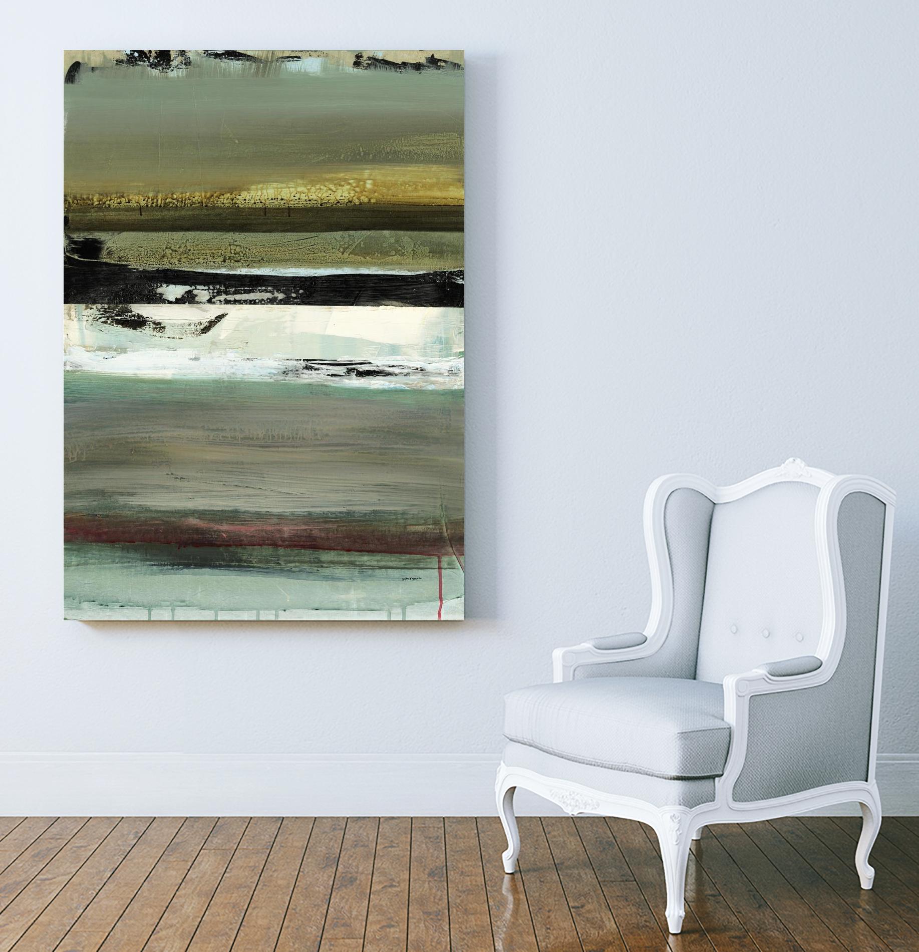 Air Vista I by Sarah Stockstill on GIANT ART - yellow abstract