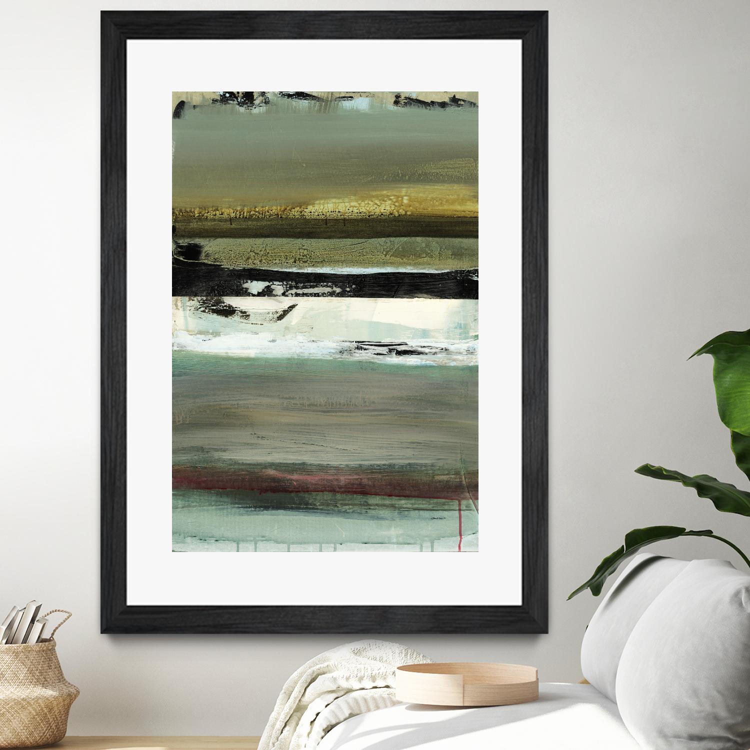 Air Vista I by Sarah Stockstill on GIANT ART - yellow abstract