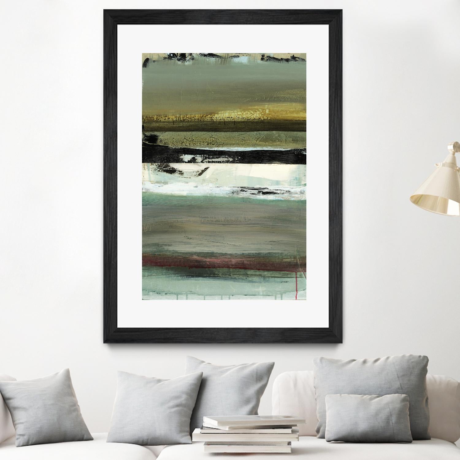 Air Vista I by Sarah Stockstill on GIANT ART - yellow abstract