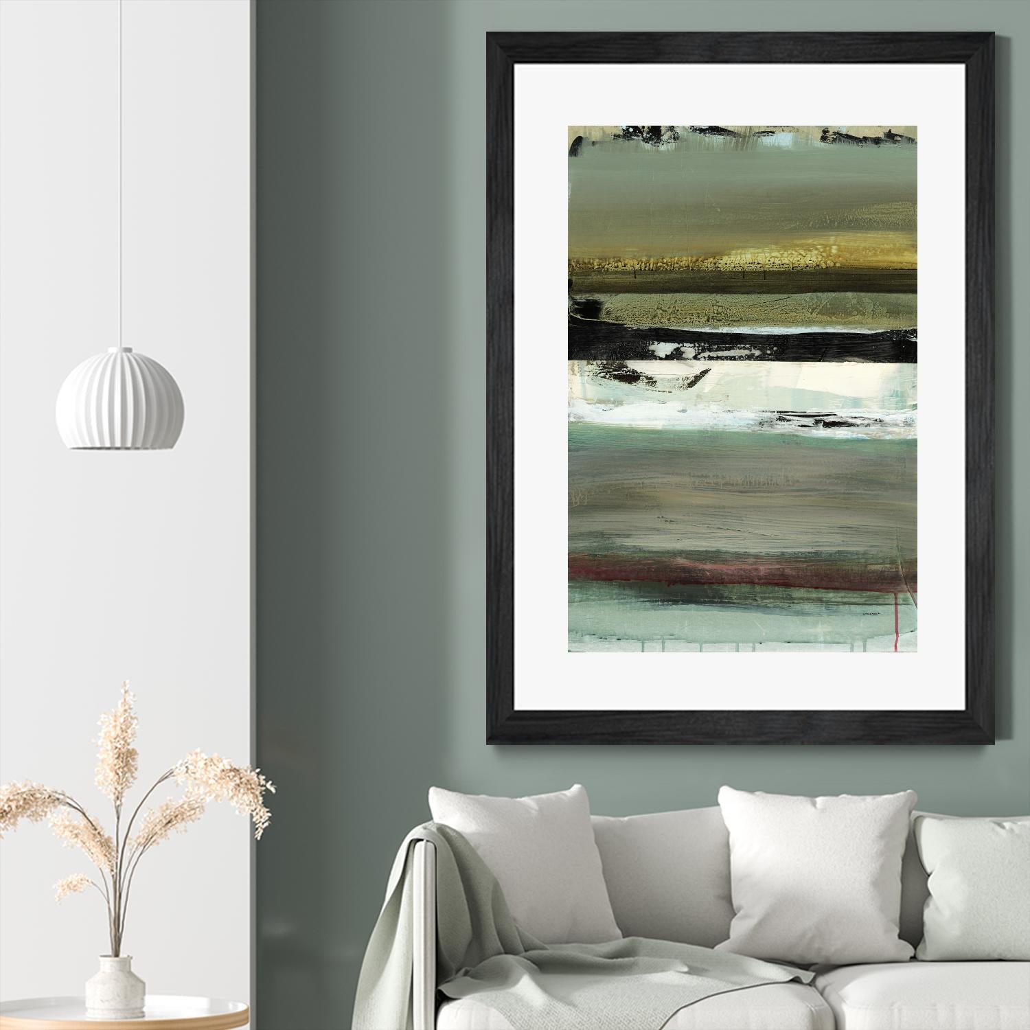 Air Vista I by Sarah Stockstill on GIANT ART - yellow abstract