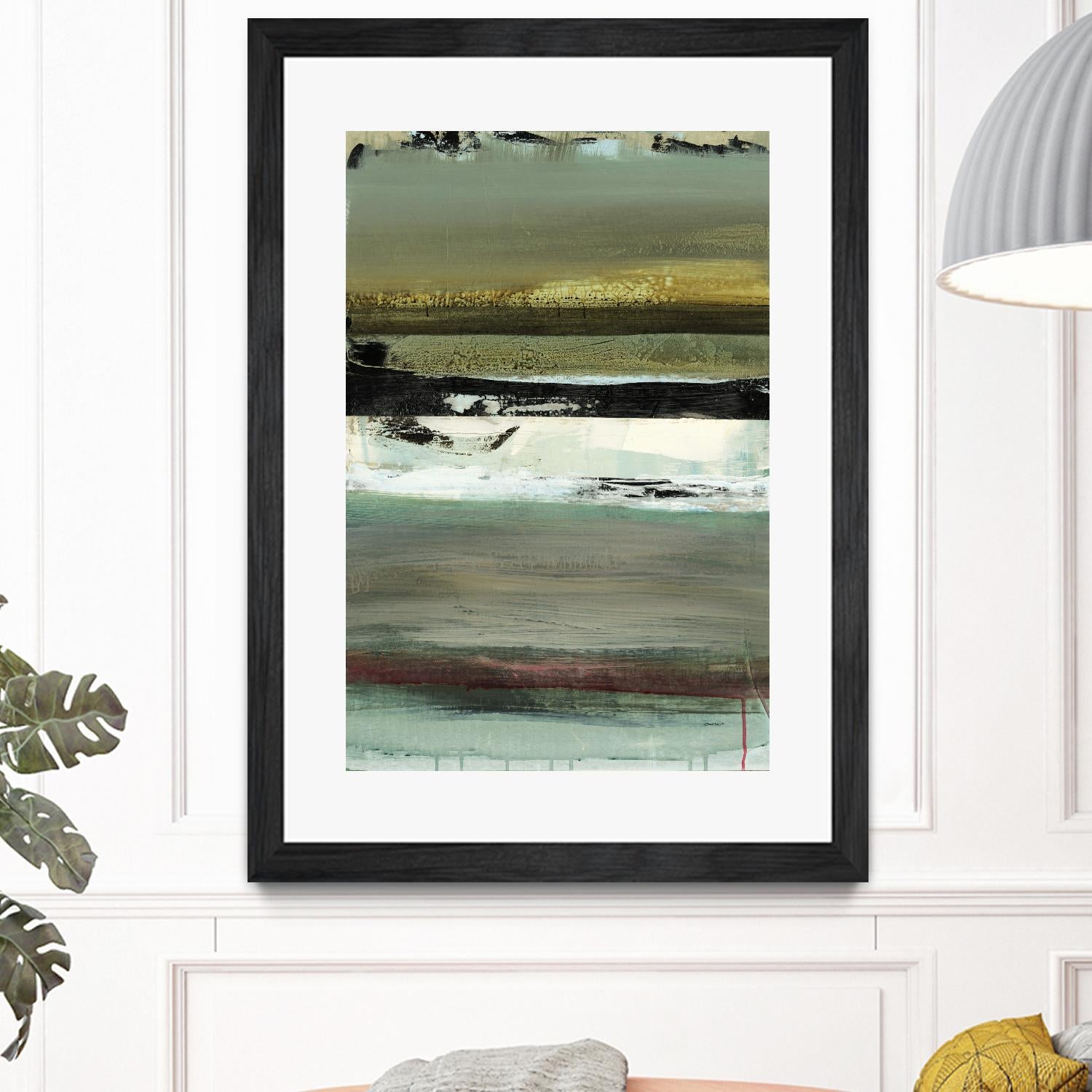 Air Vista I by Sarah Stockstill on GIANT ART - yellow abstract