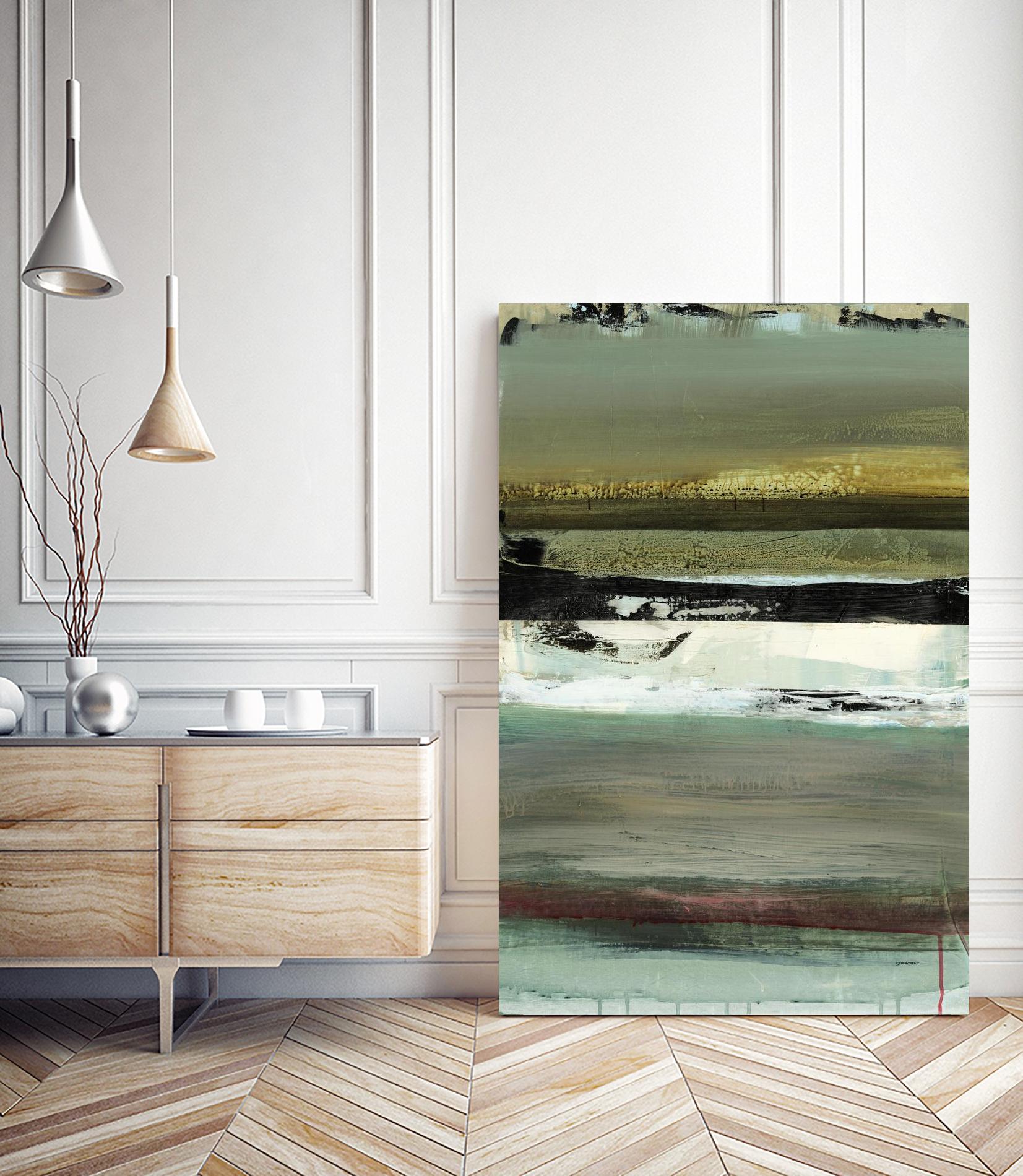 Air Vista I by Sarah Stockstill on GIANT ART - yellow abstract