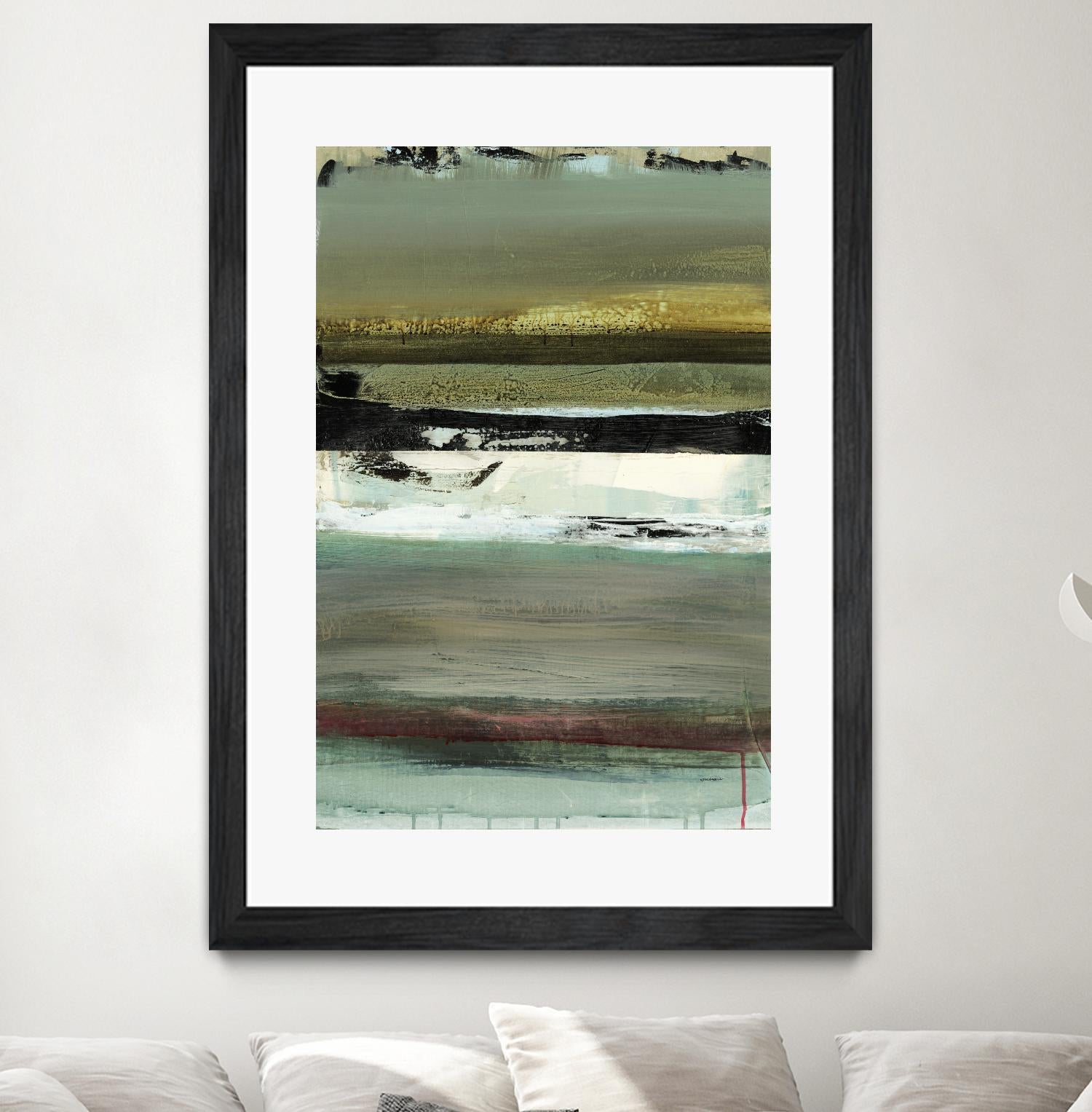 Air Vista I by Sarah Stockstill on GIANT ART - yellow abstract