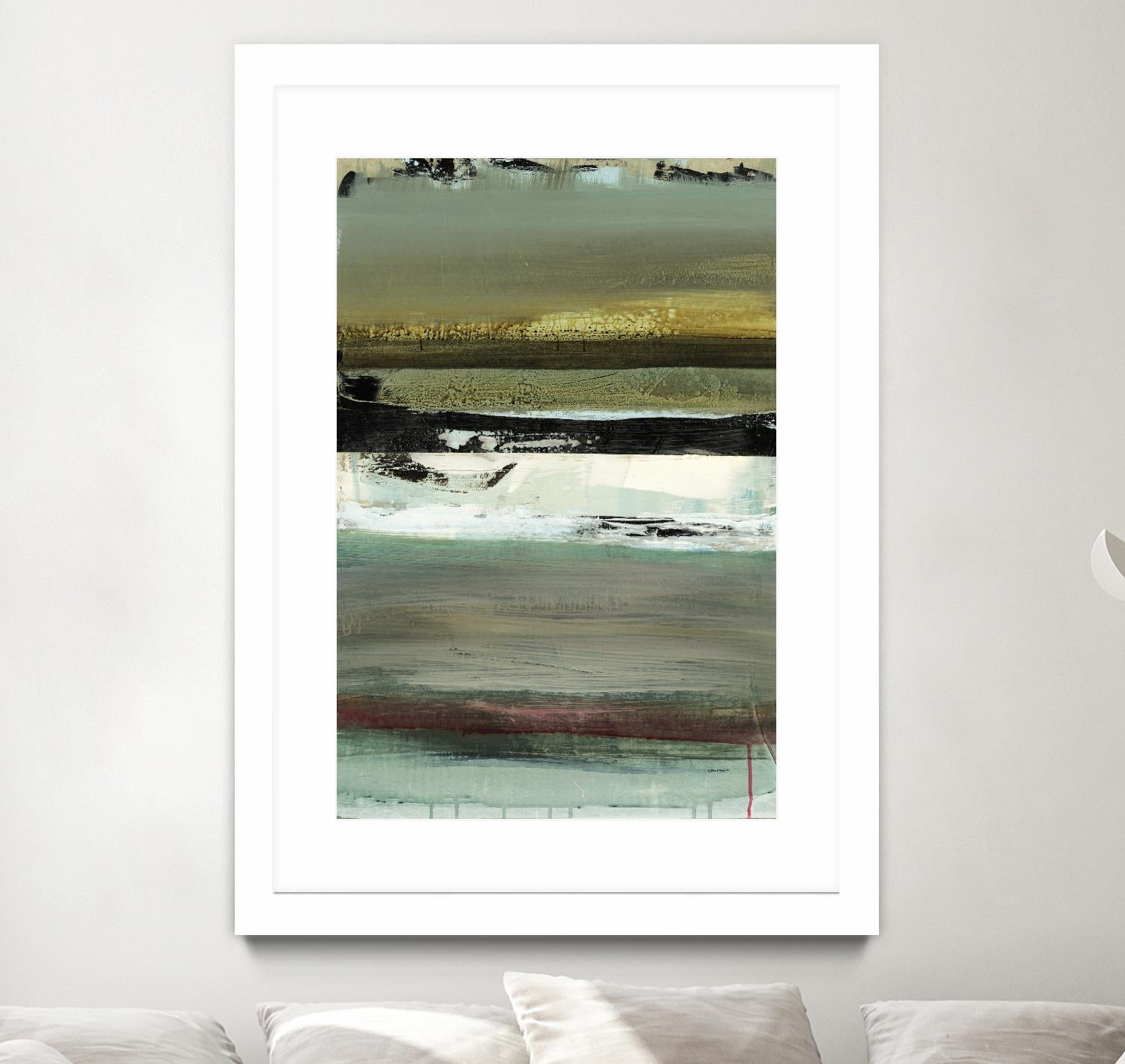 Air Vista I by Sarah Stockstill on GIANT ART - yellow abstract