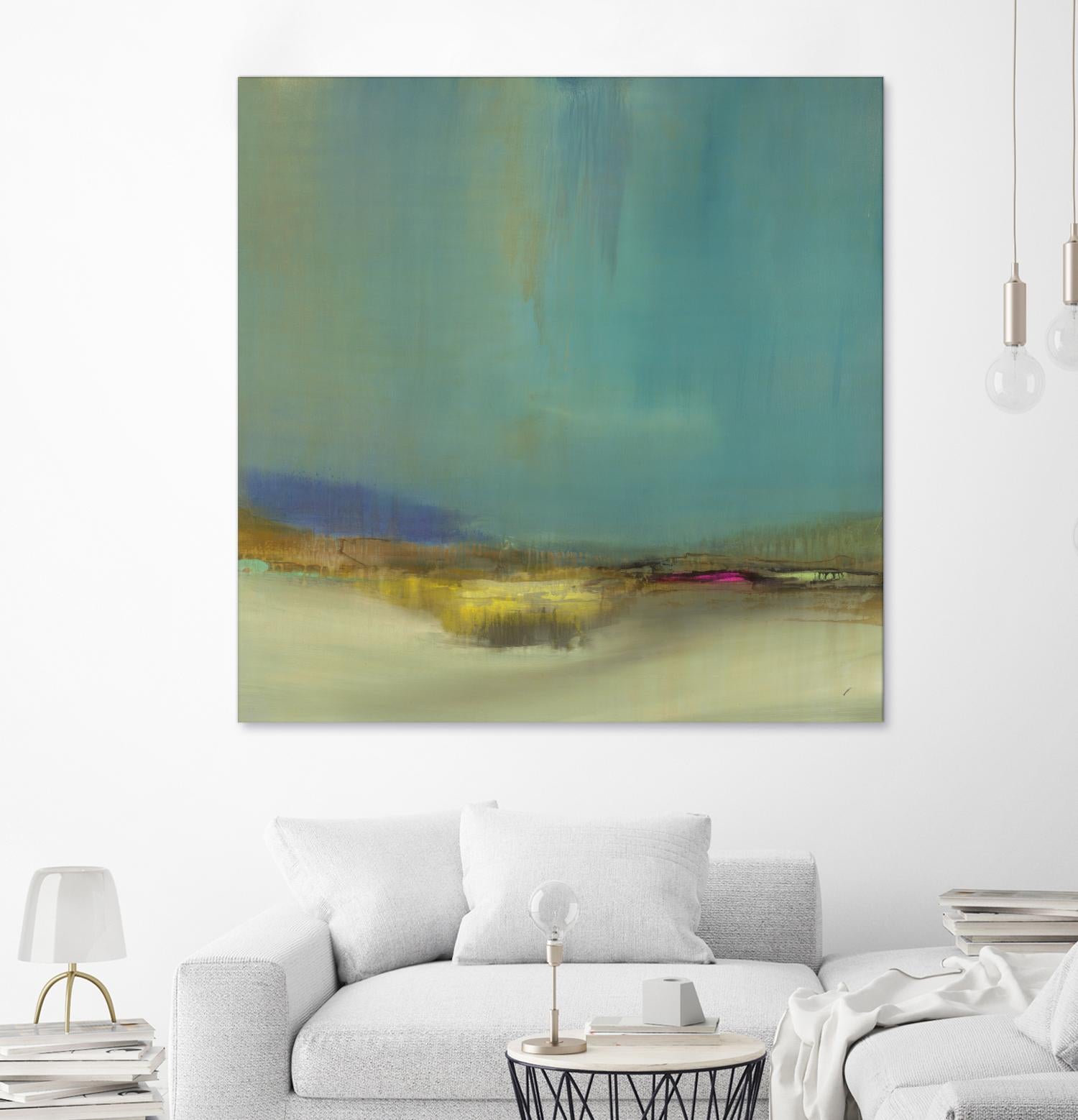 Bowery by Sarah Stockstill on GIANT ART - yellow abstract