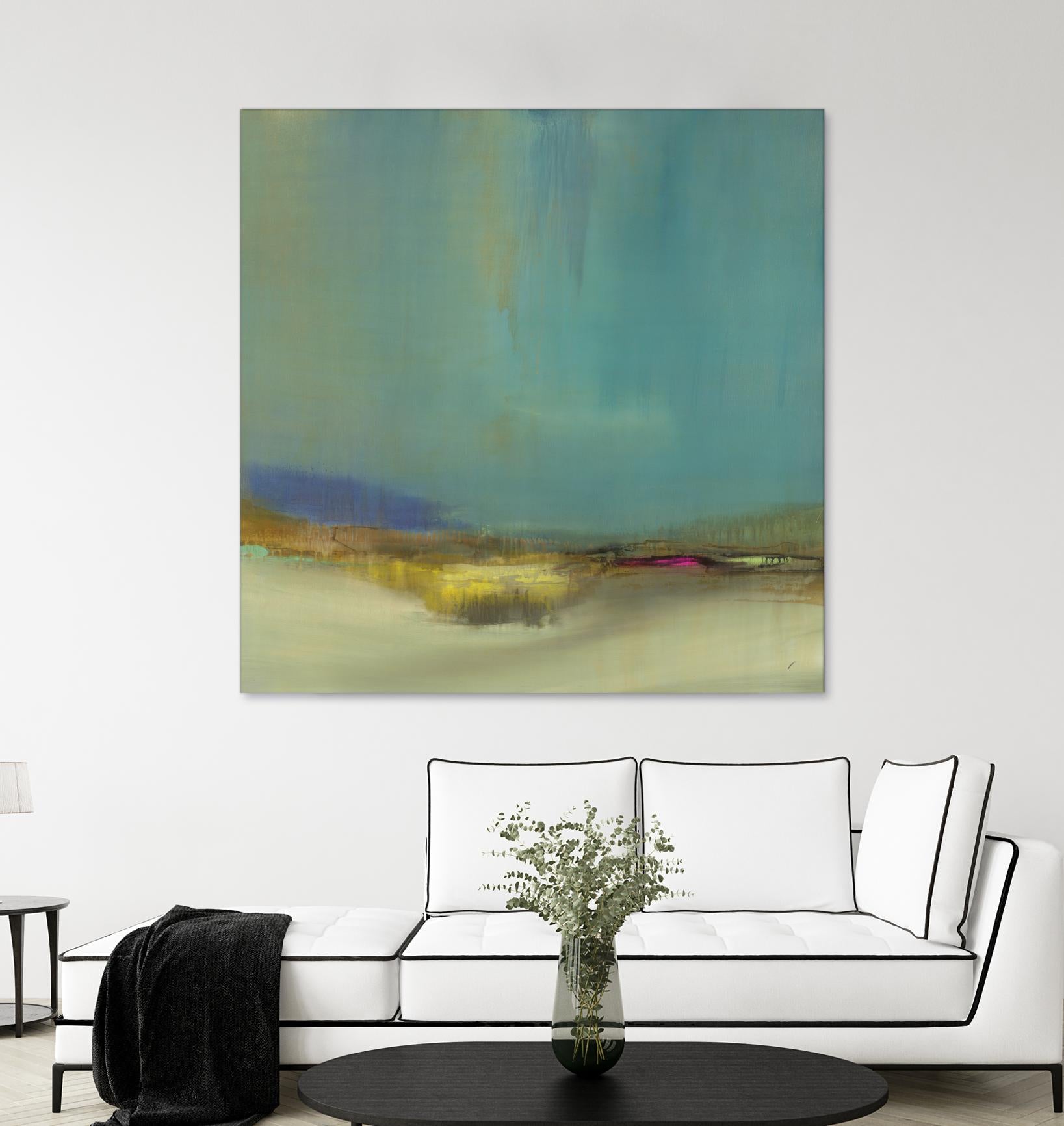 Bowery by Sarah Stockstill on GIANT ART - yellow abstract