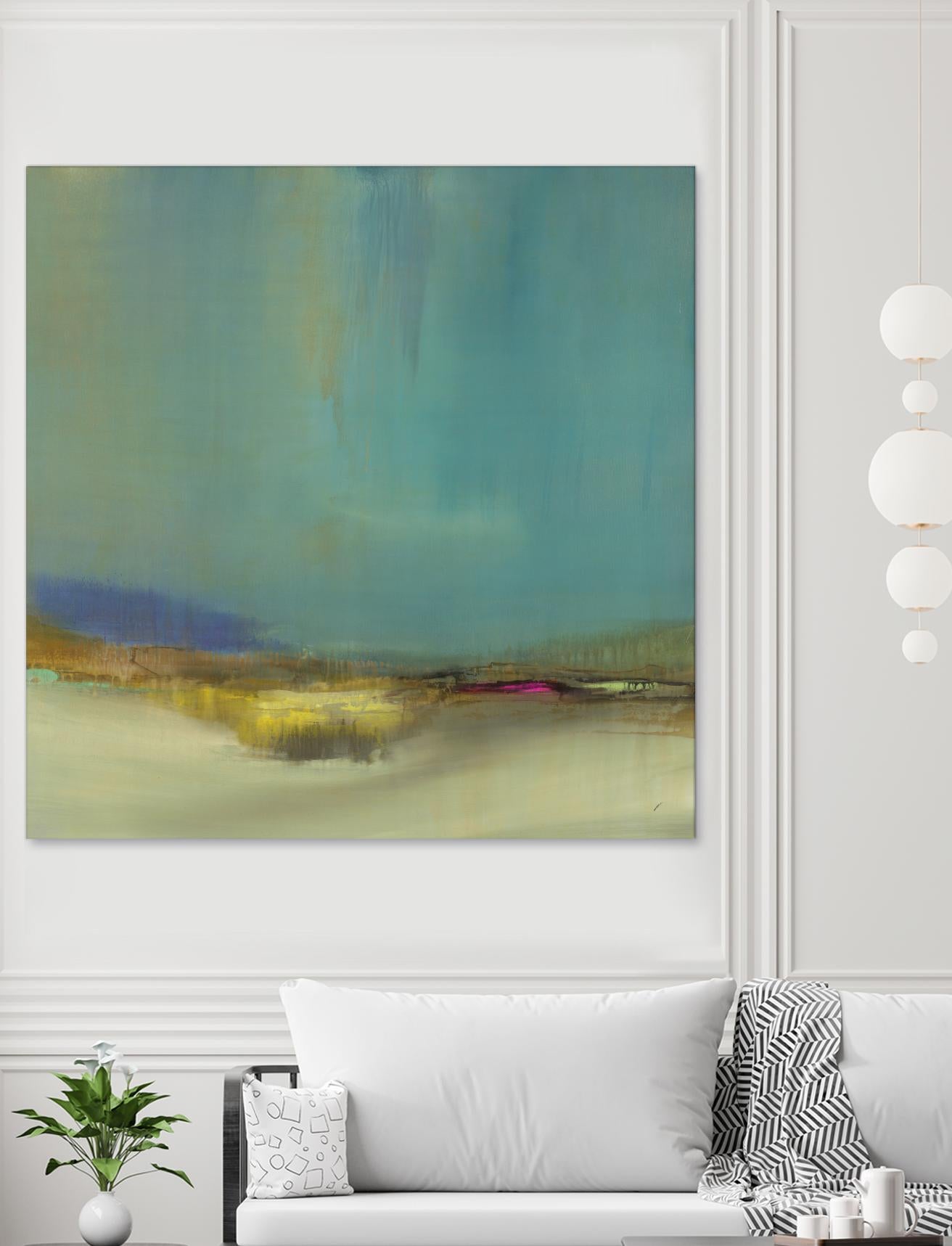 Bowery by Sarah Stockstill on GIANT ART - yellow abstract
