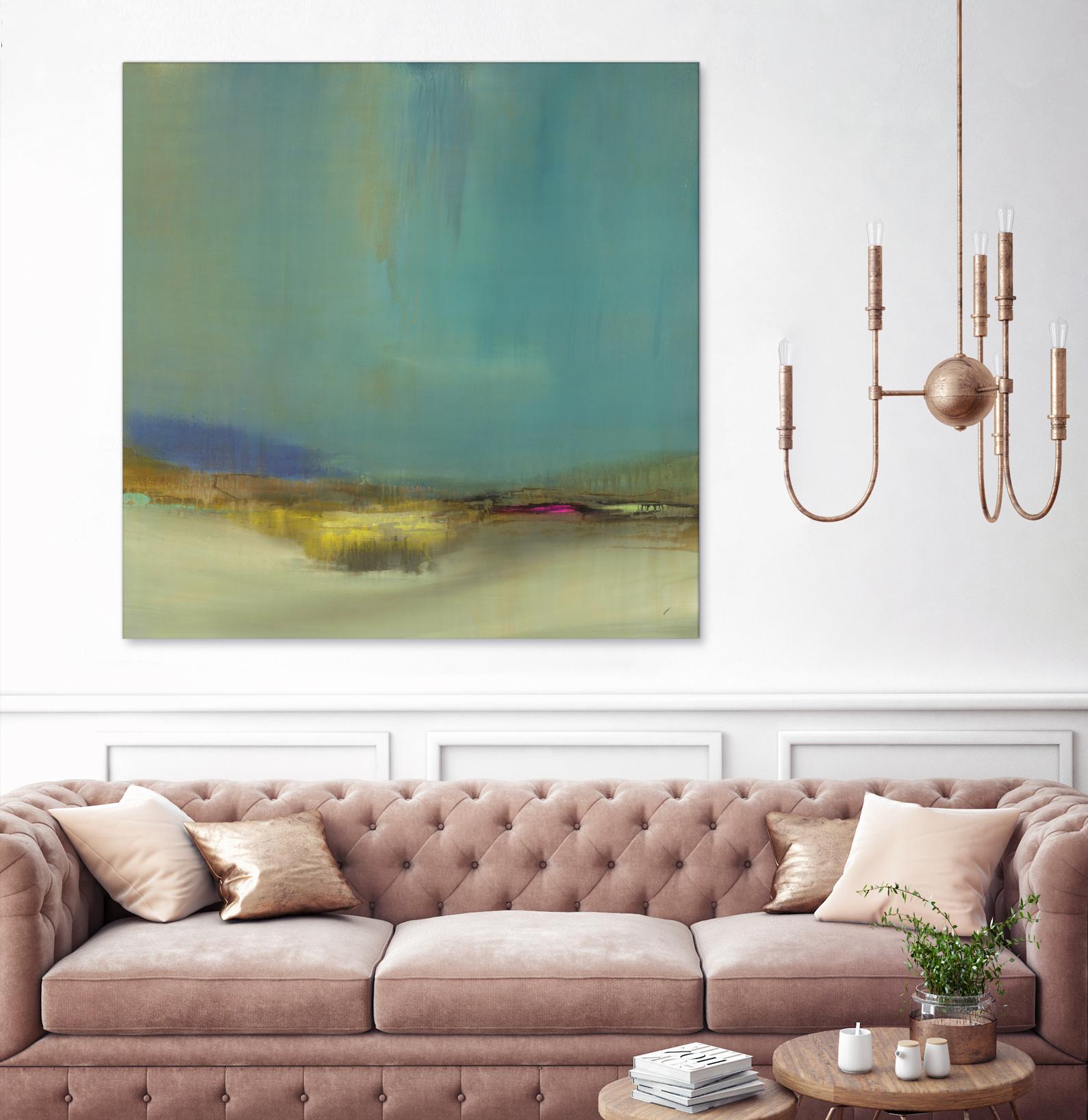 Bowery by Sarah Stockstill on GIANT ART - yellow abstract