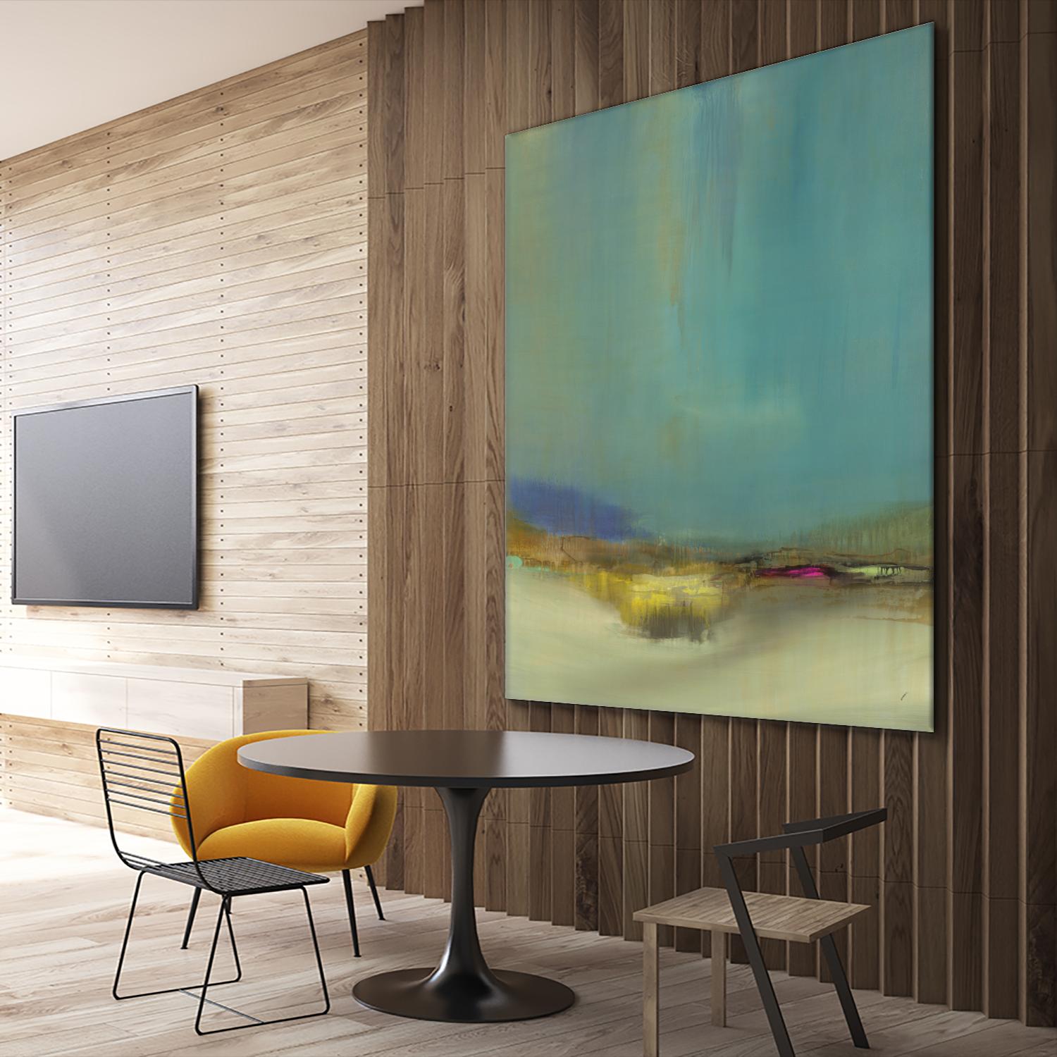 Bowery by Sarah Stockstill on GIANT ART - yellow abstract