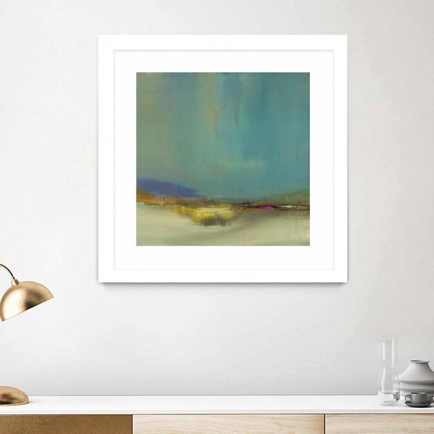 Bowery by Sarah Stockstill on GIANT ART - yellow abstract