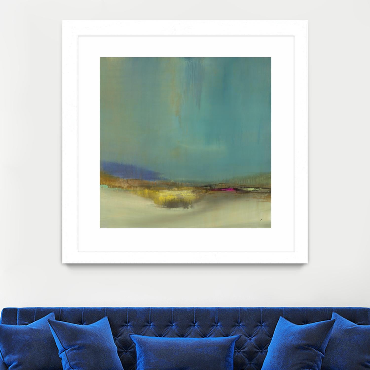 Bowery by Sarah Stockstill on GIANT ART - yellow abstract