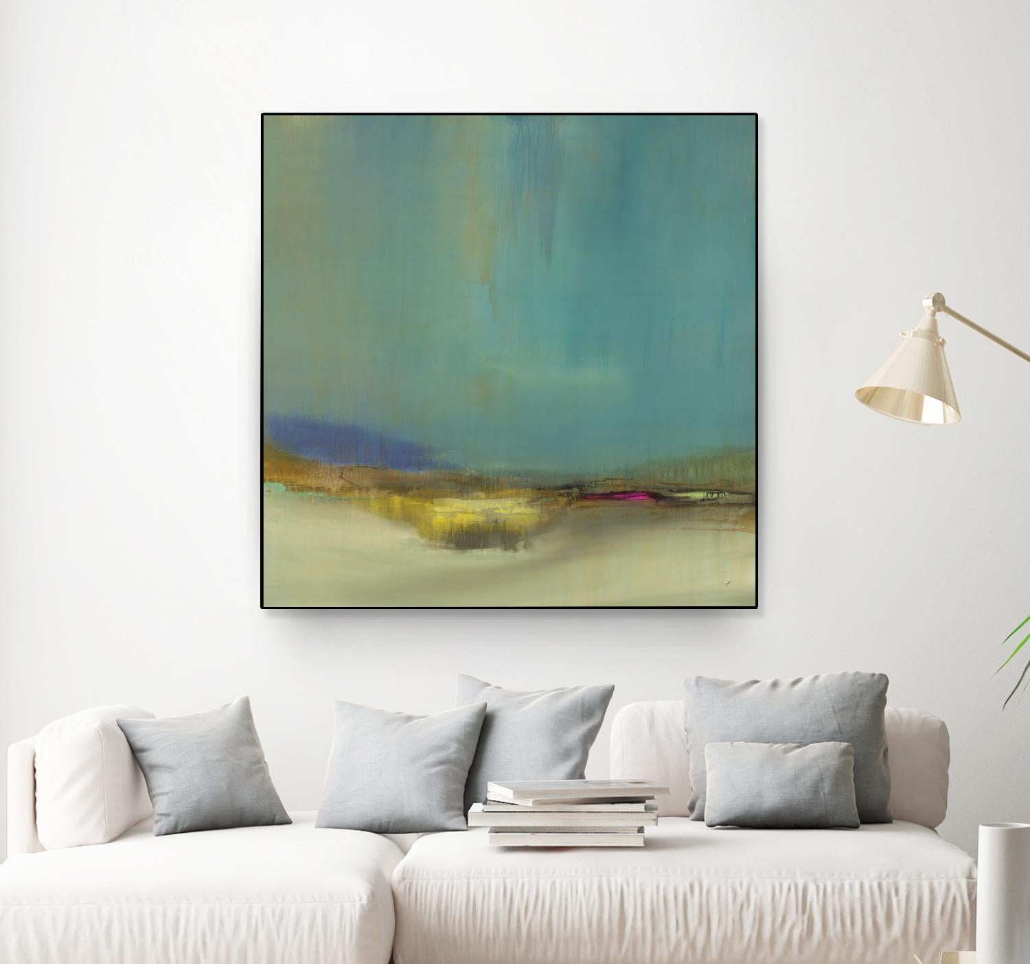 Bowery by Sarah Stockstill on GIANT ART - yellow abstract