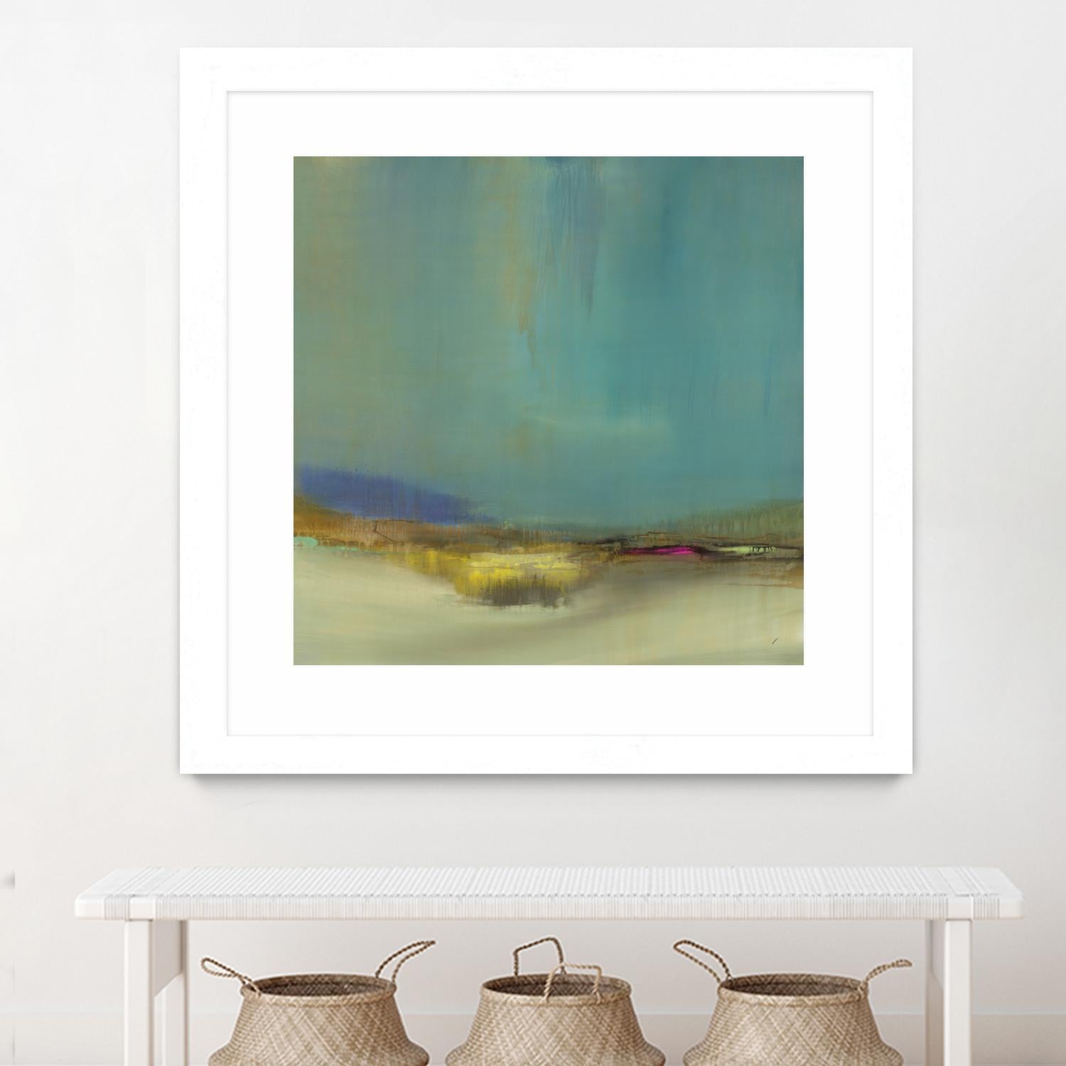 Bowery by Sarah Stockstill on GIANT ART - yellow abstract