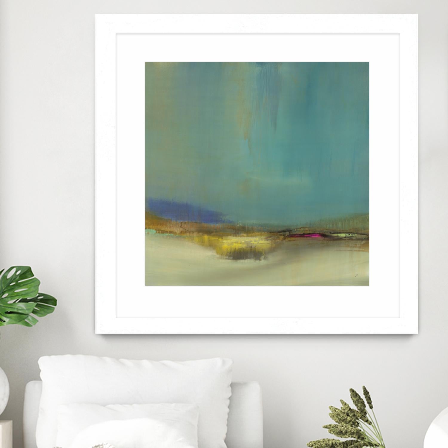 Bowery by Sarah Stockstill on GIANT ART - yellow abstract