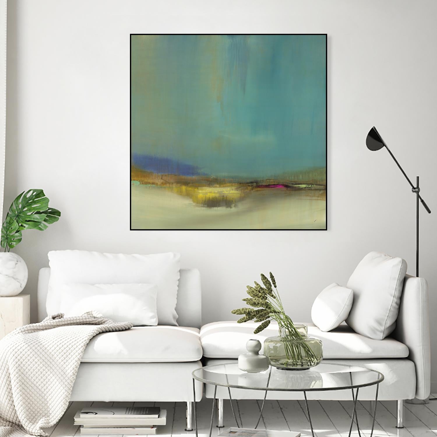 Bowery by Sarah Stockstill on GIANT ART - yellow abstract