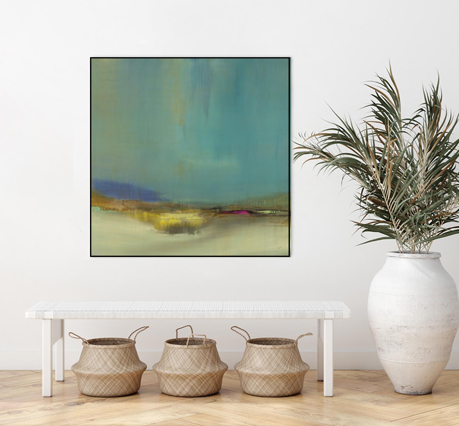 Bowery by Sarah Stockstill on GIANT ART - yellow abstract