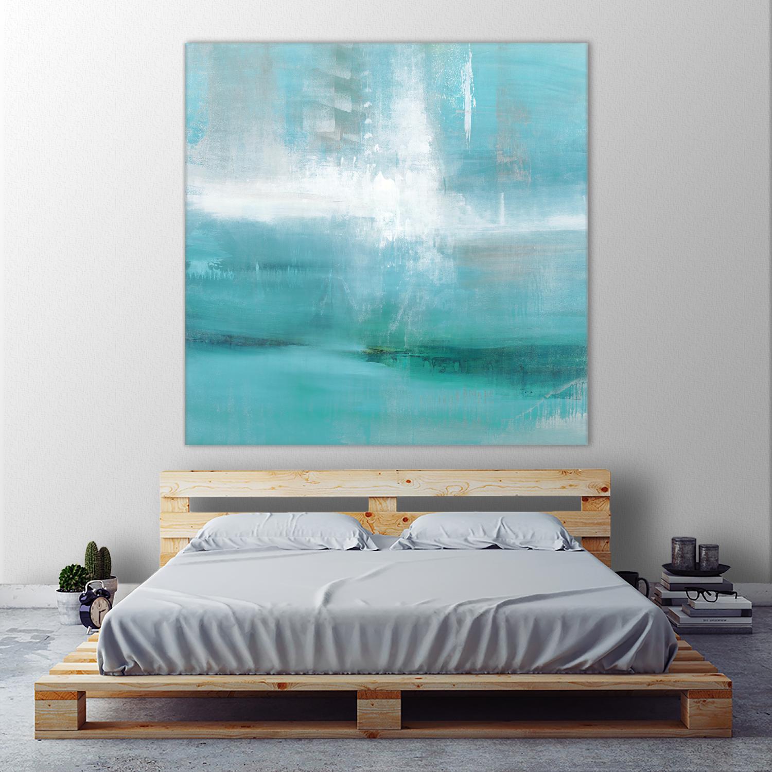 Marina by Sarah Stockstill on GIANT ART - white abstract