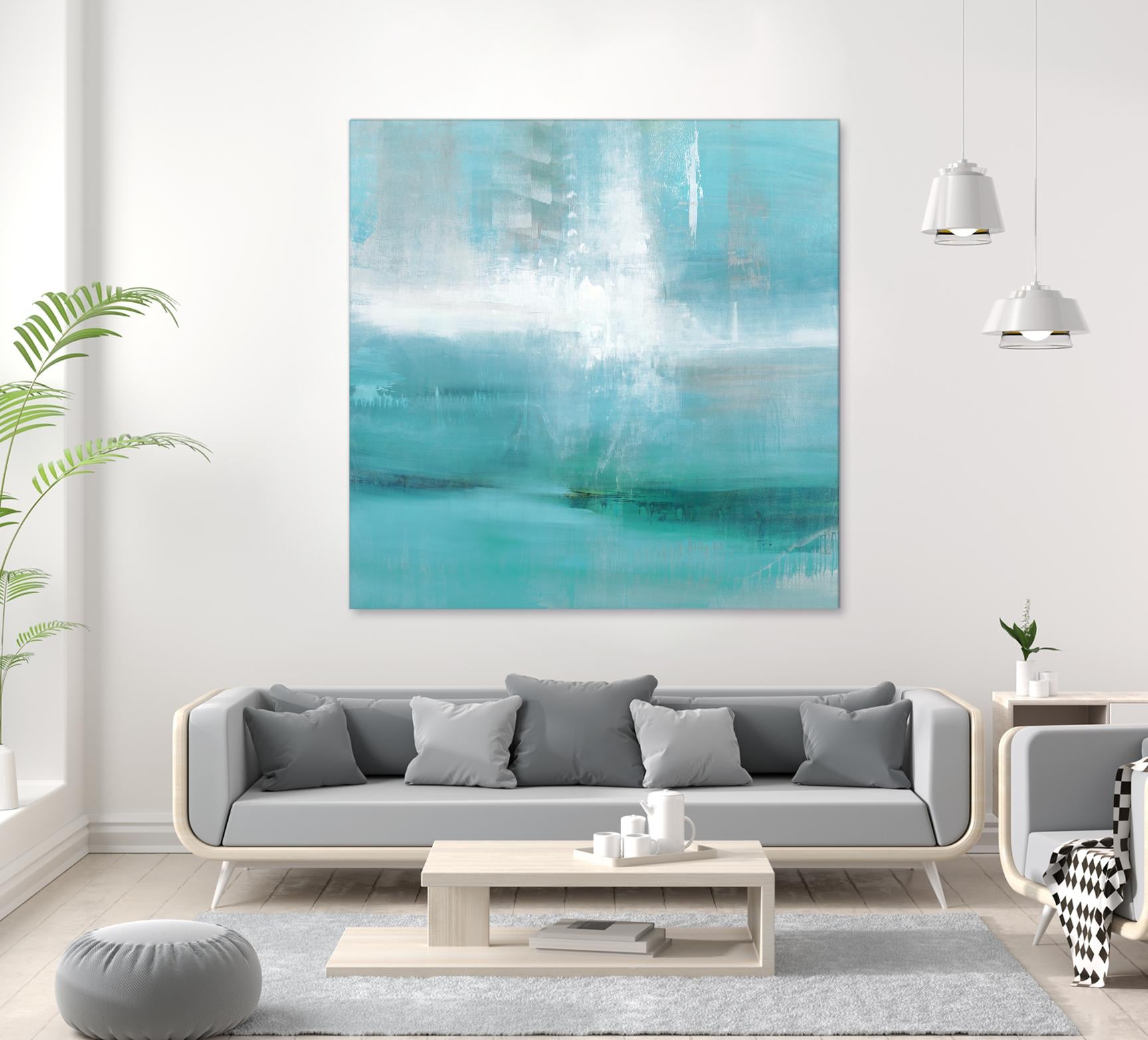 Marina by Sarah Stockstill on GIANT ART - white abstract