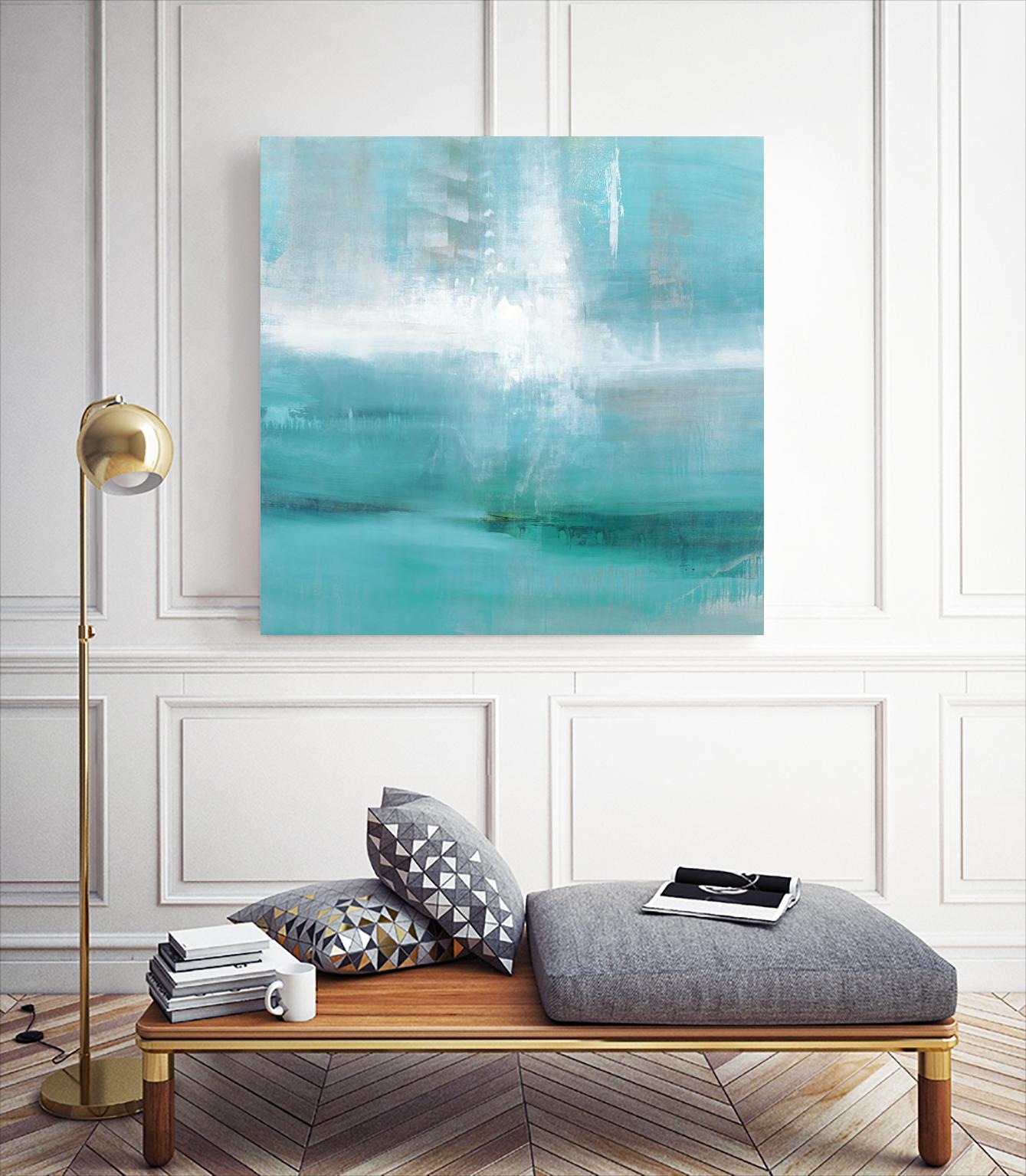 Marina by Sarah Stockstill on GIANT ART - white abstract