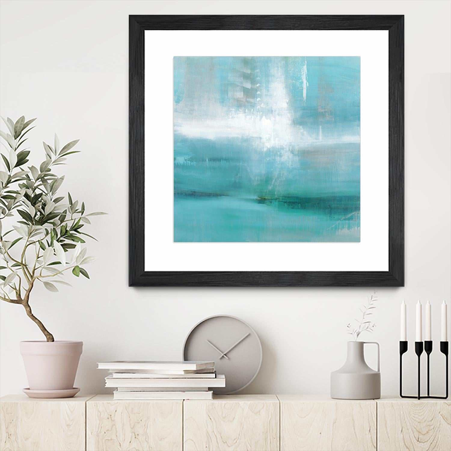 Marina by Sarah Stockstill on GIANT ART - white abstract
