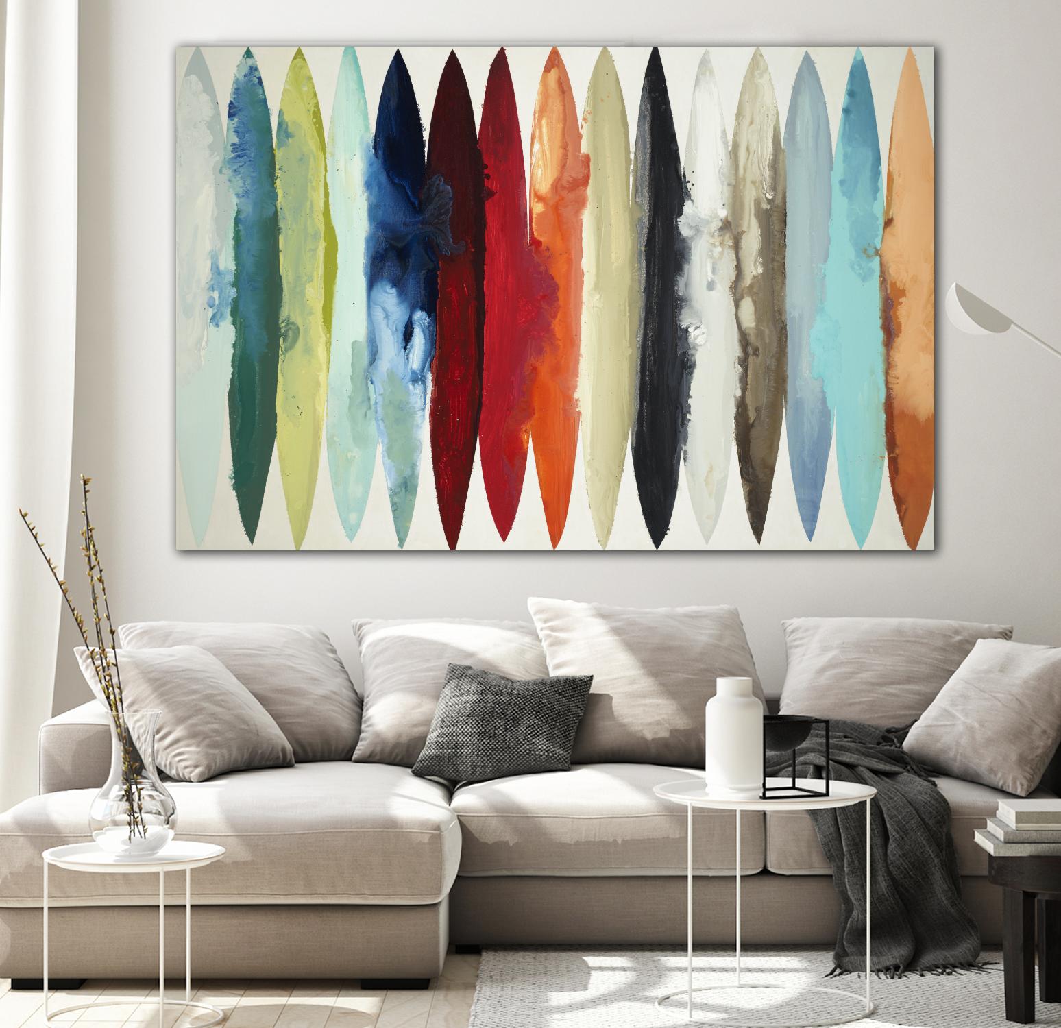 Even Flow by Randy Hibberd on GIANT ART - brights abstract