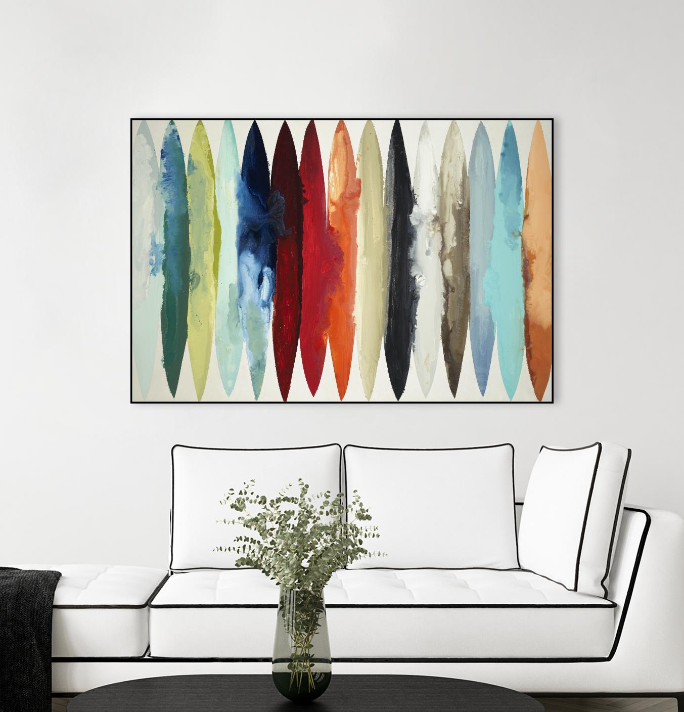 Even Flow by Randy Hibberd on GIANT ART - brights abstract